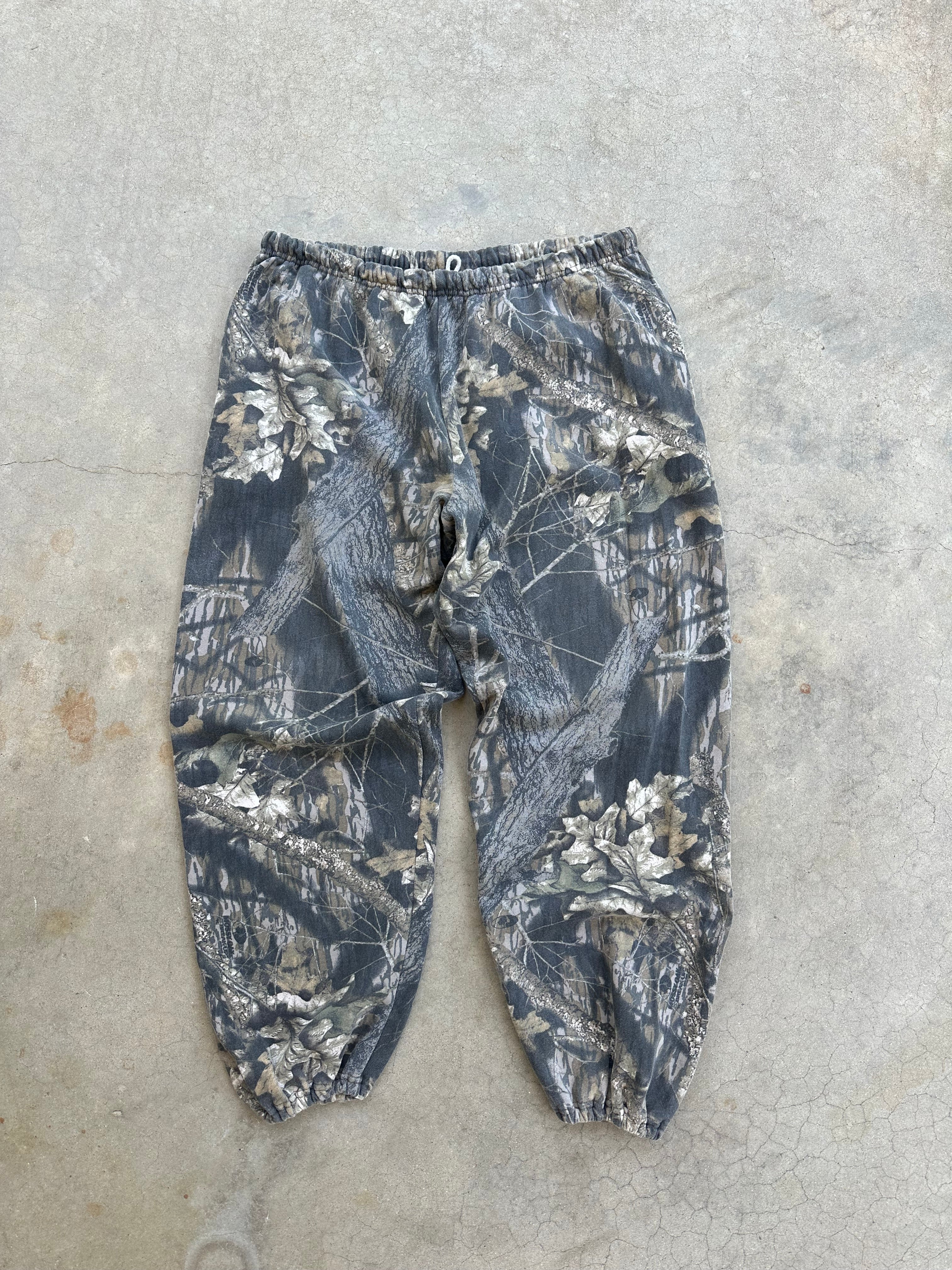 Vintage MossyOak Breakup Camo Sweat Pants (38x30)