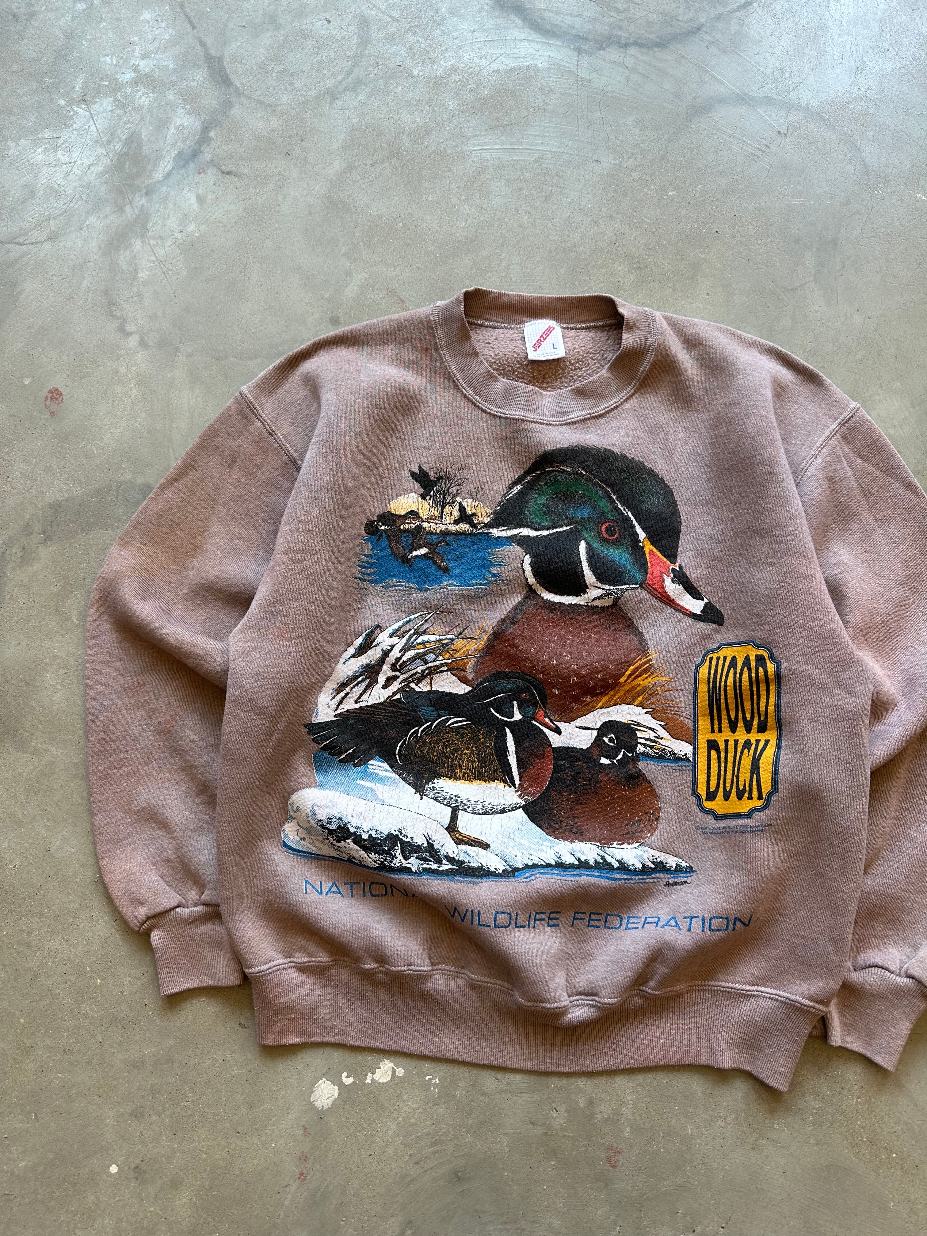 1990s National Wildlife Federation Overdyed Crewneck (L/XL)