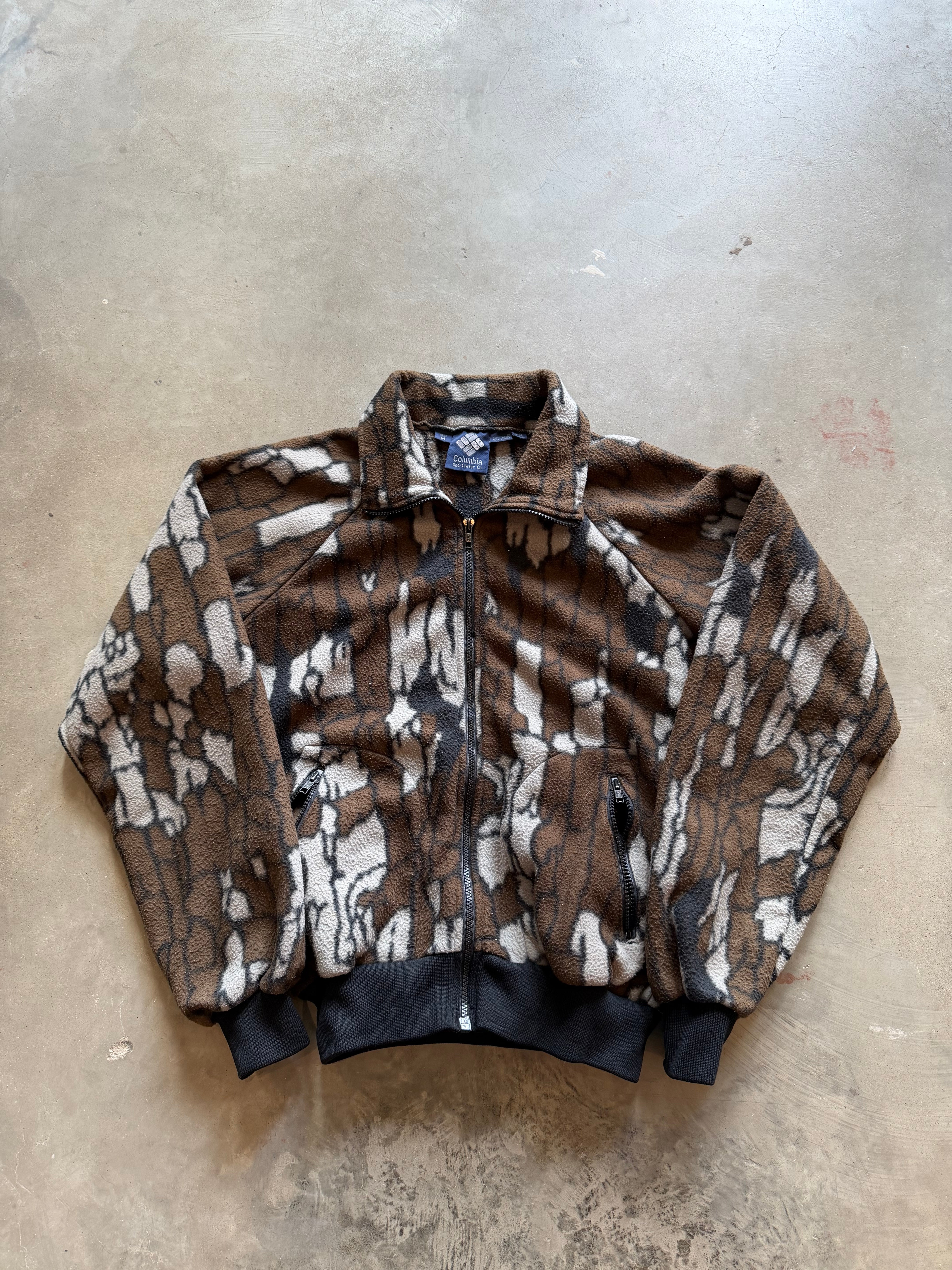 Vintage Trebark Camo Fleece Pullover (M)