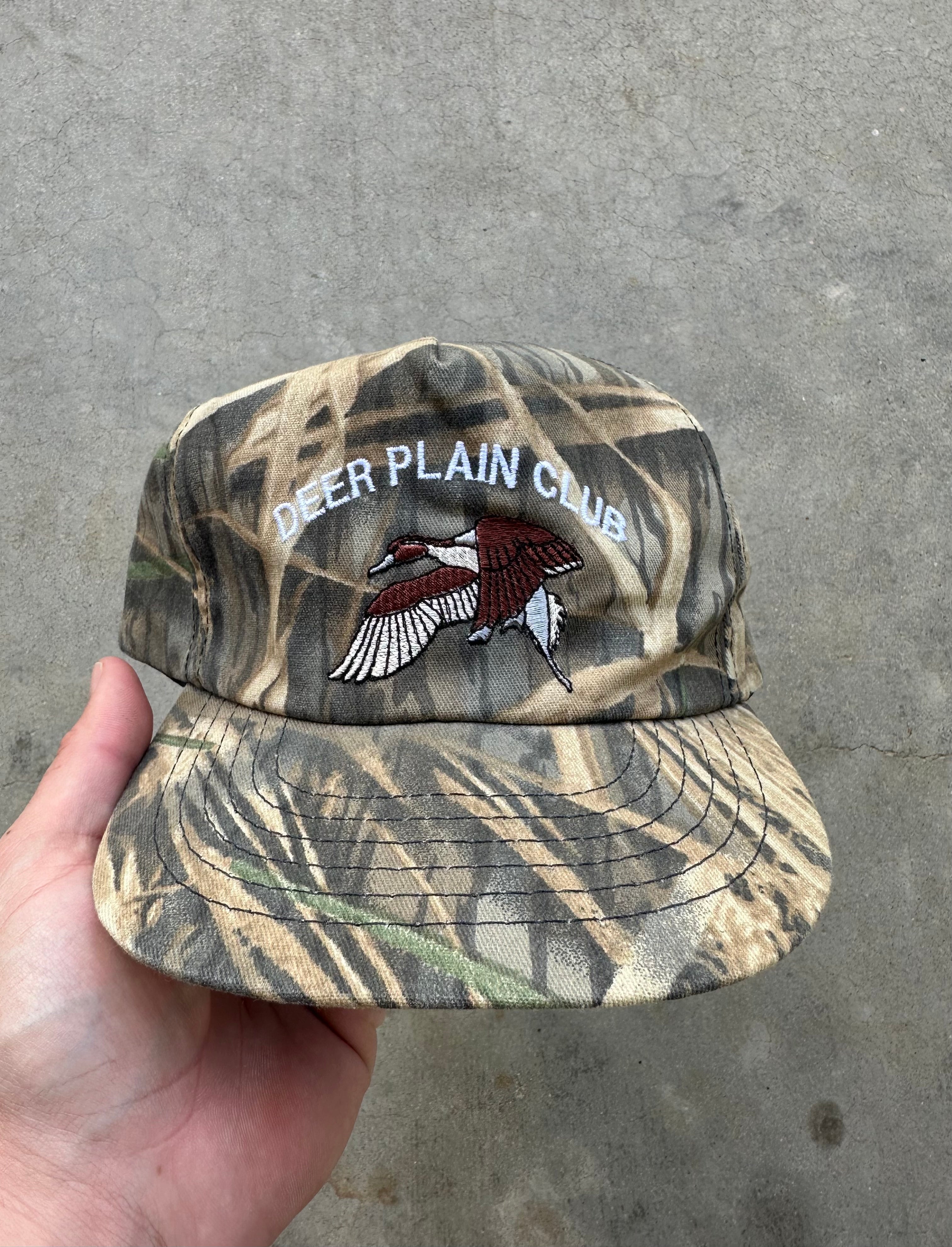 1990s Deer Plain Club Mossy Oak Shadowgrass Camo Snapback