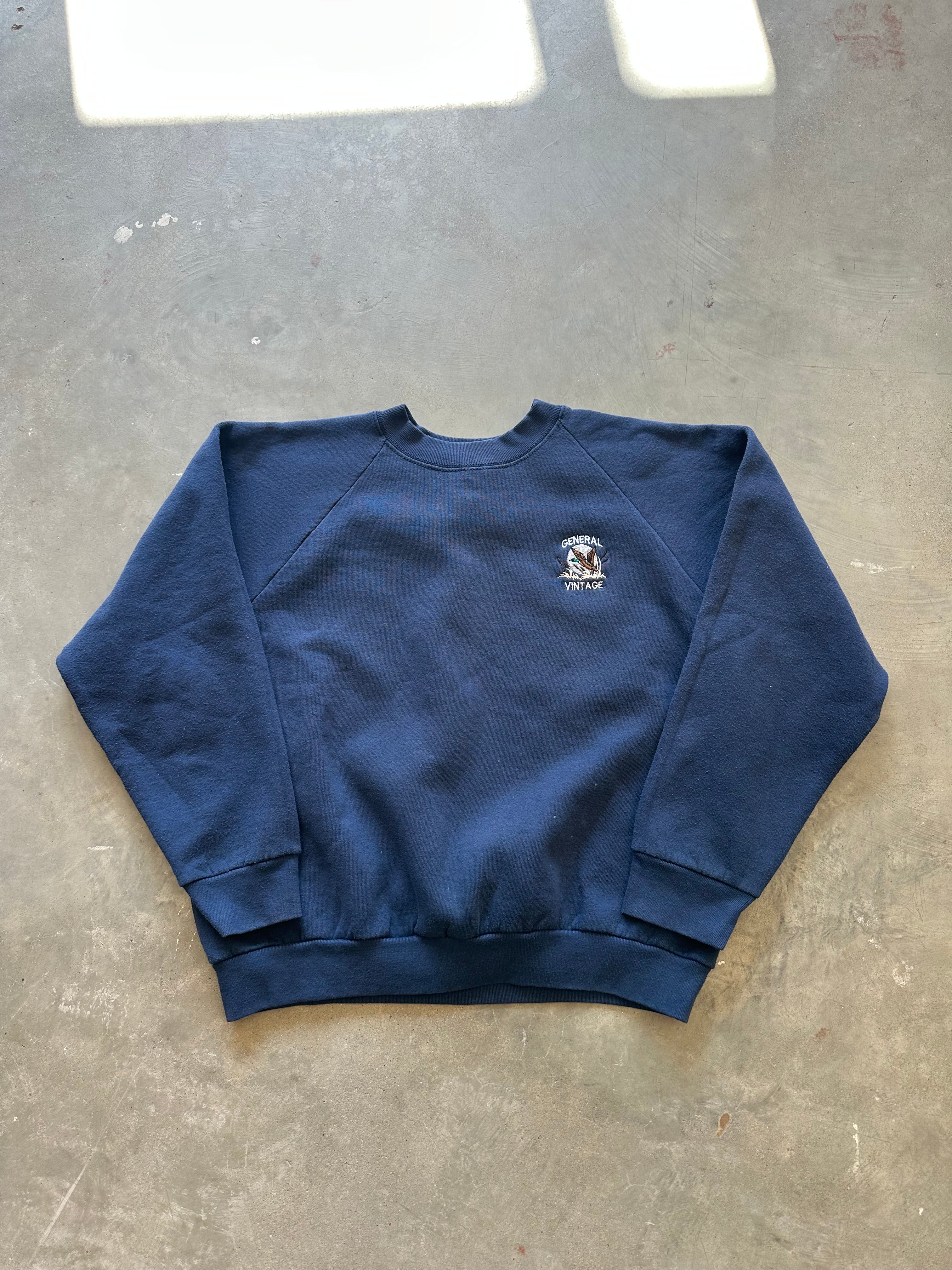 General Vintage Duck Logo Crewneck (L)