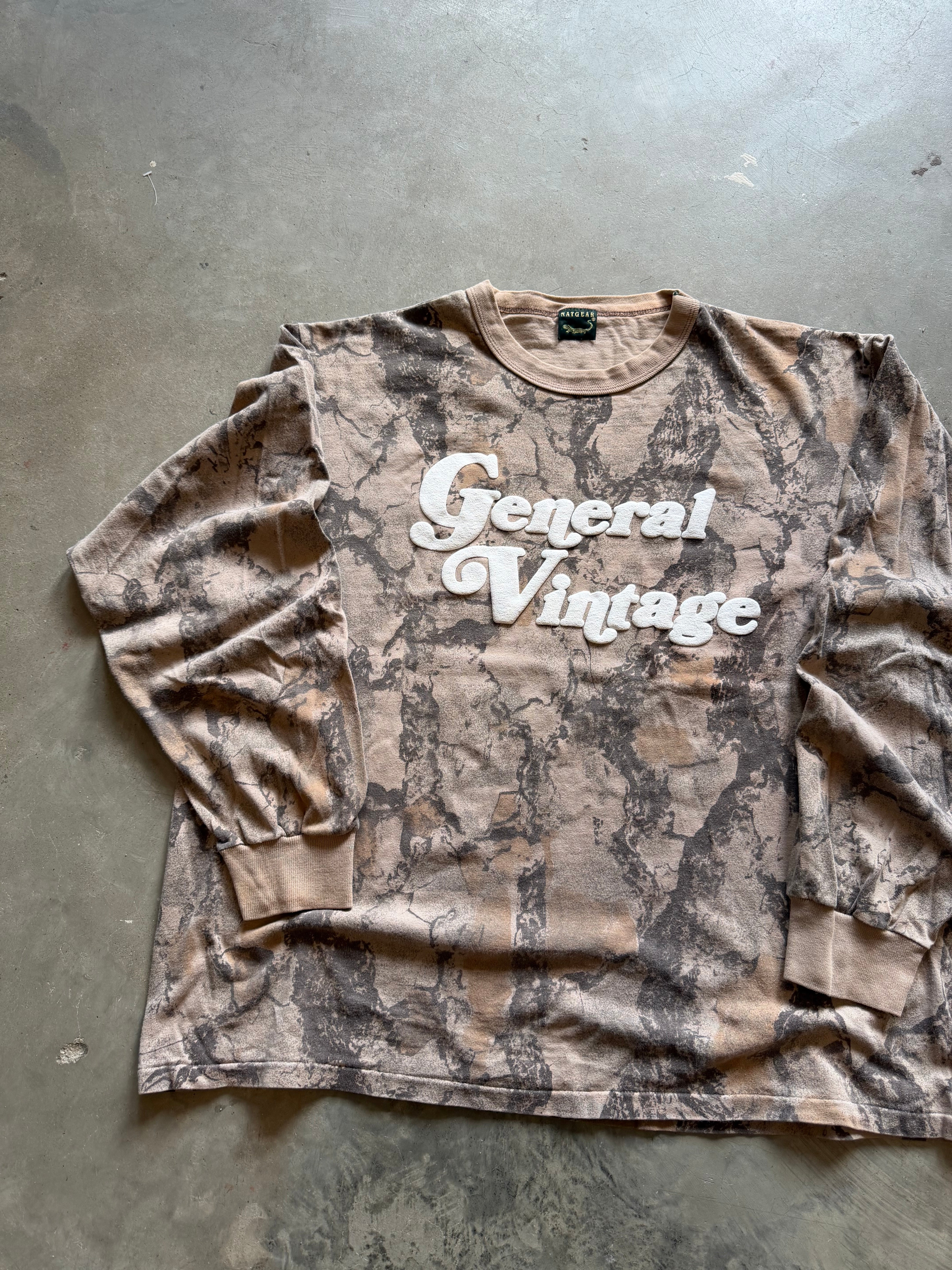General Vintage Camo Puff Print Shirt (XL)