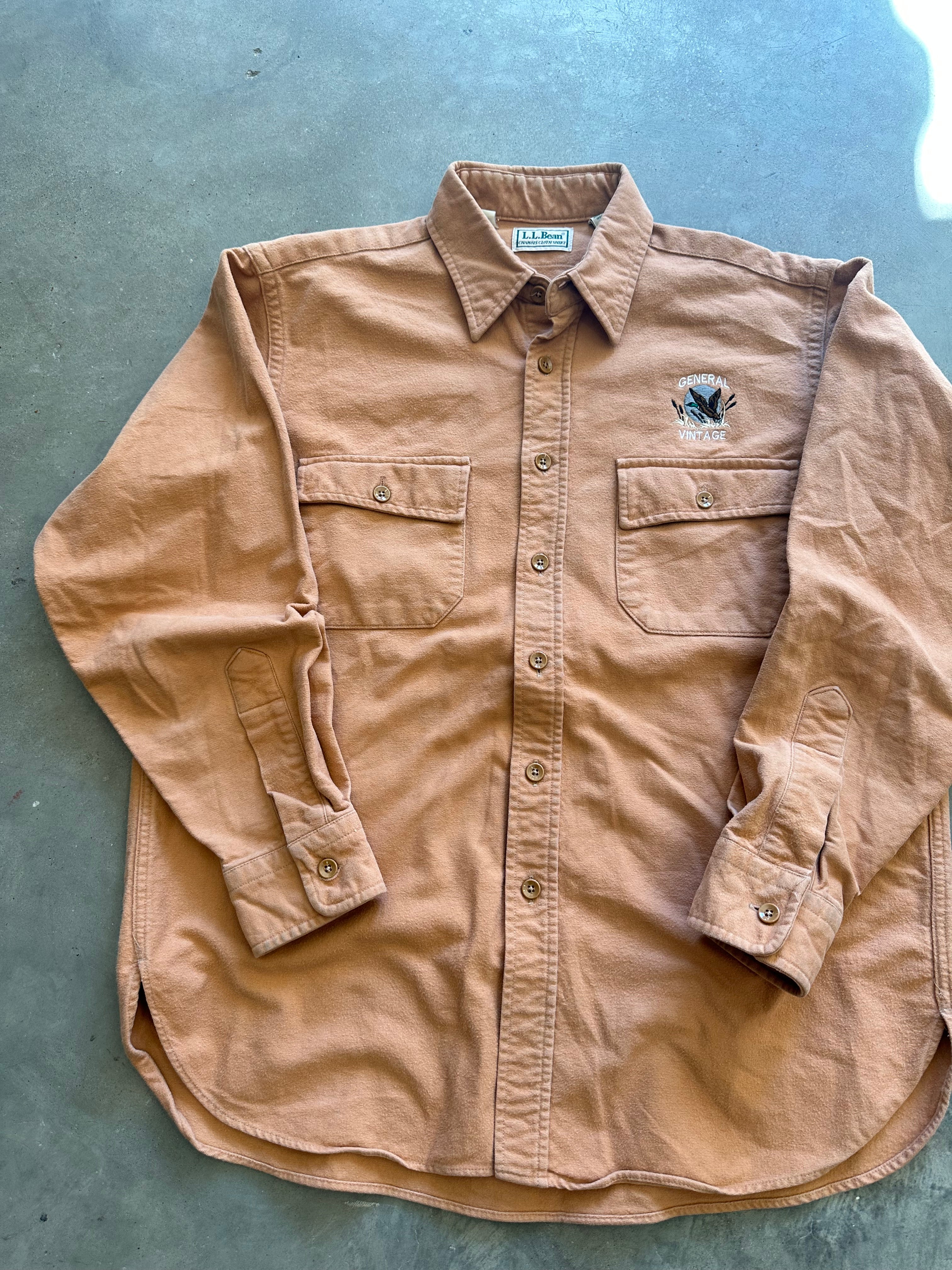 General Vintage Duck Logo Button Up (L)