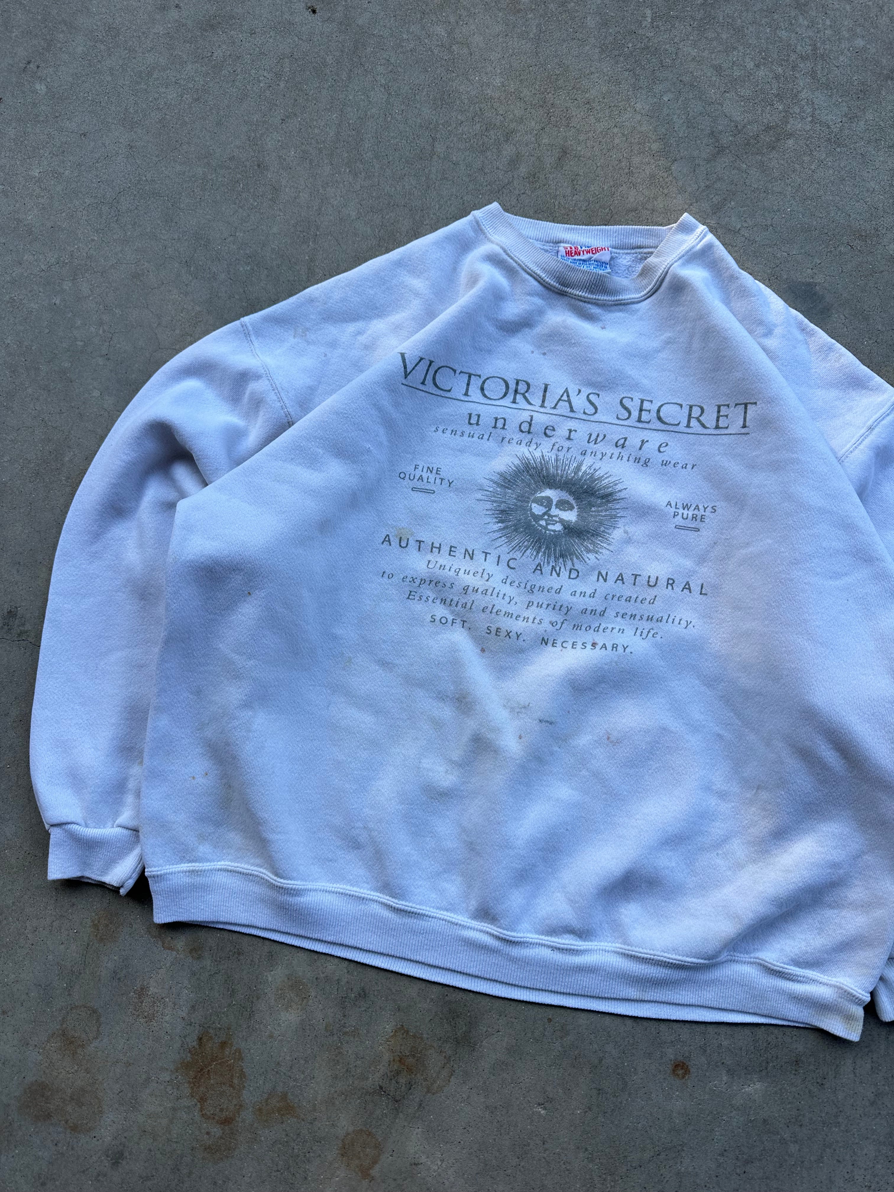 1990s Faded/Worn Victoria Secret Crewneck (L/XL)