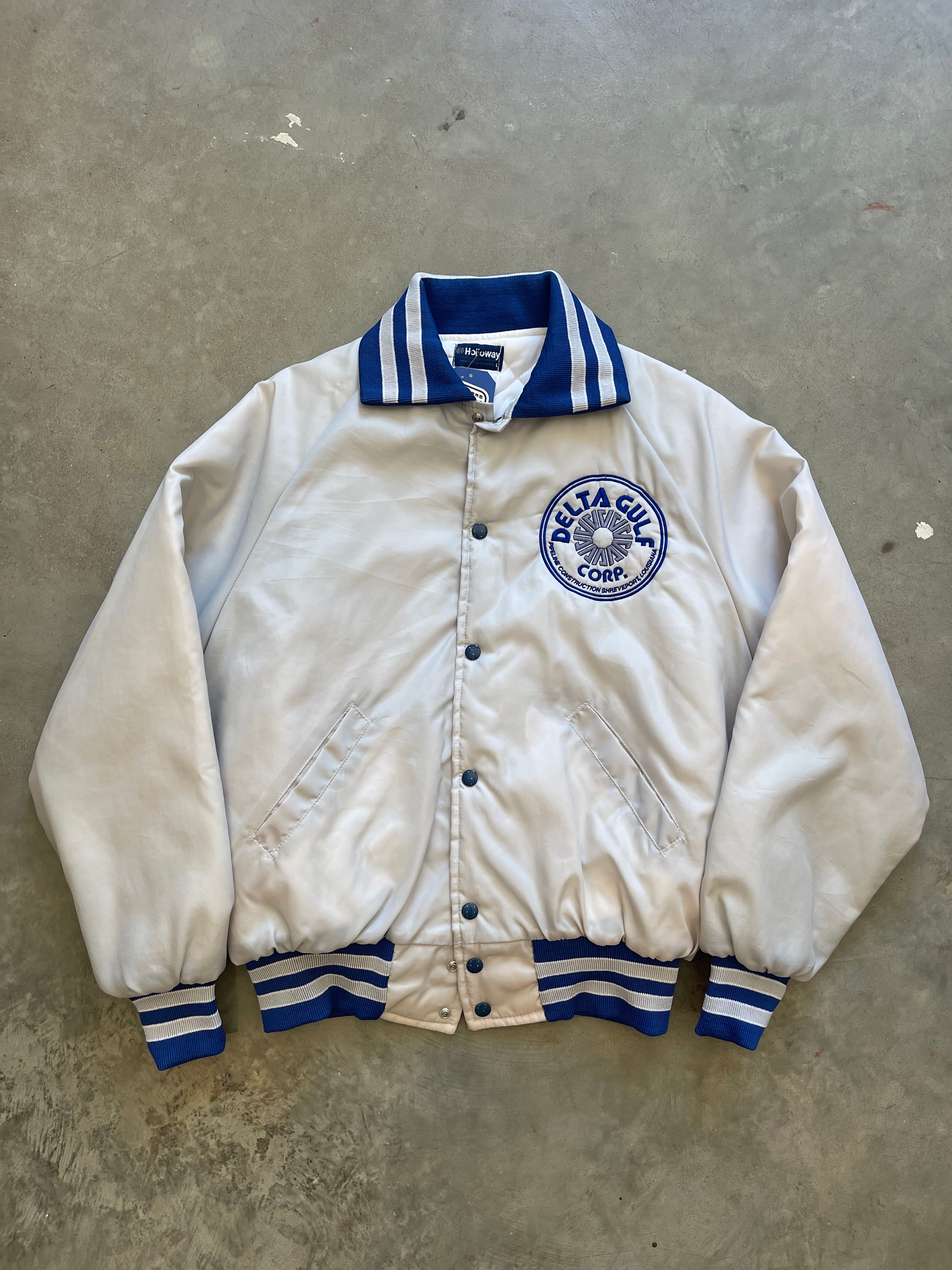 Vintage Delta Gulf Corp Bomber Jacket (L)