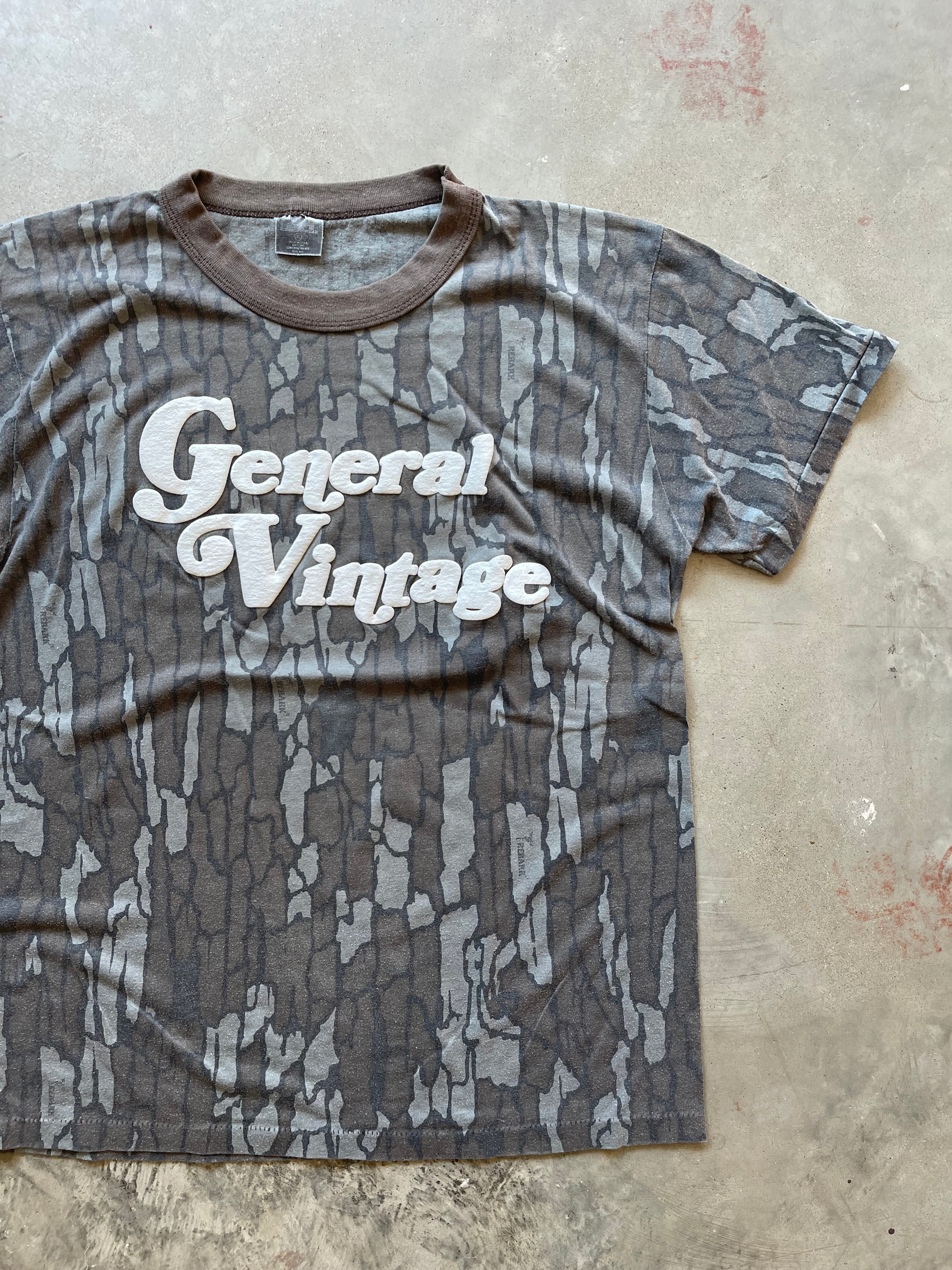 General Vintage Camo Puff Print Shirt (L)