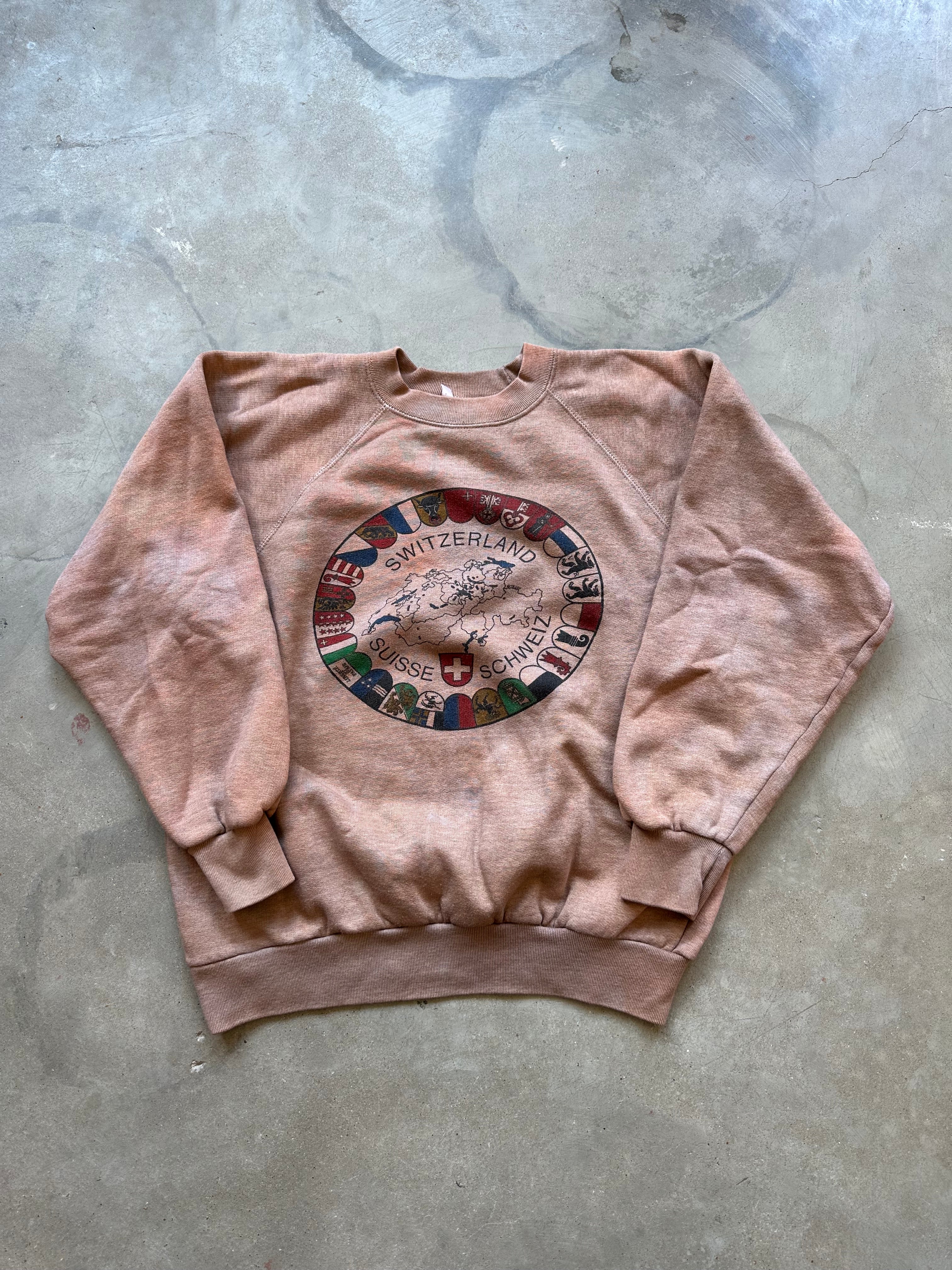 Vintage Overdyed Switzerland Crewneck (M)