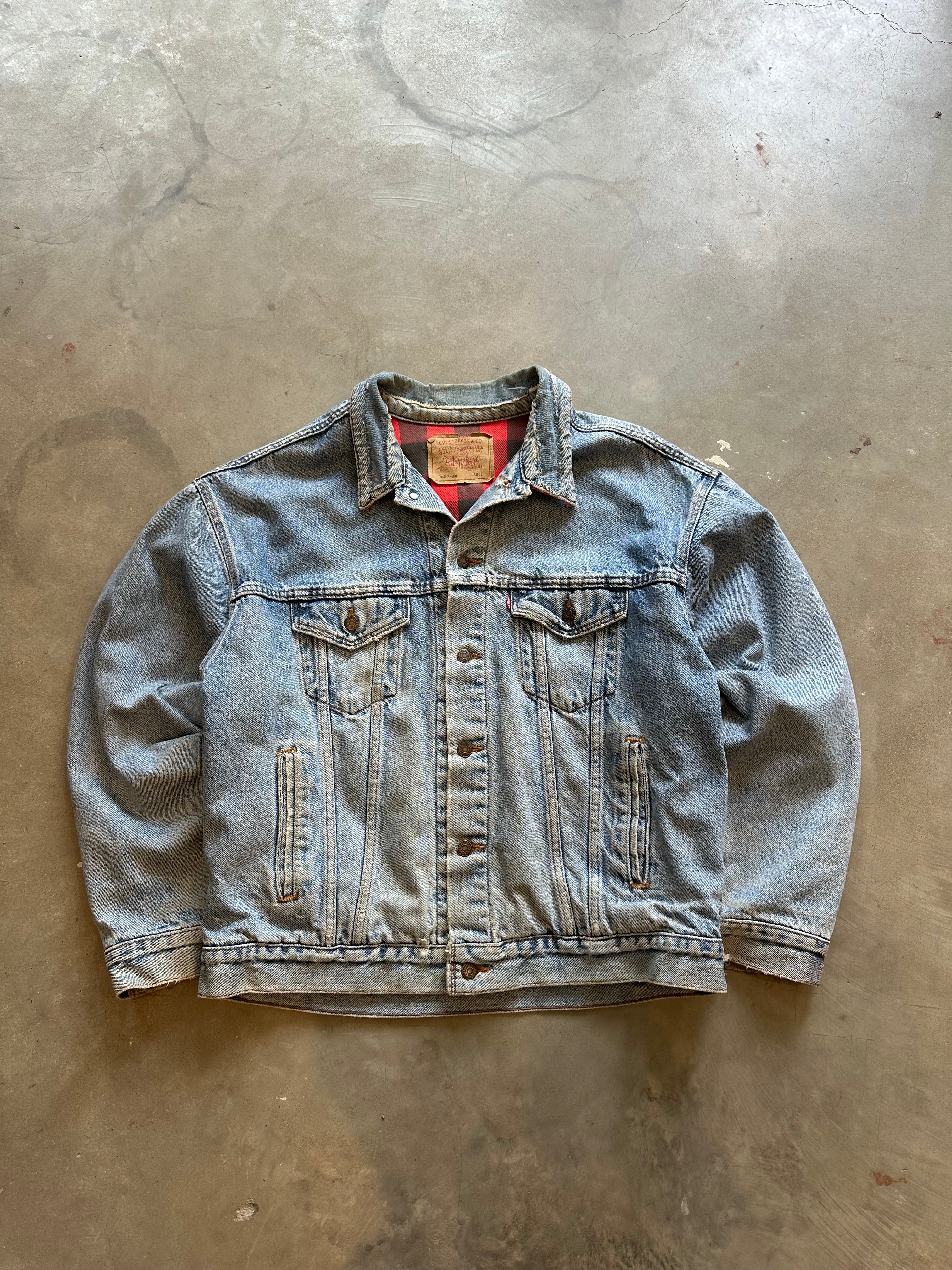 1990’s Distressed Levi’s Trucker Jacket (L)