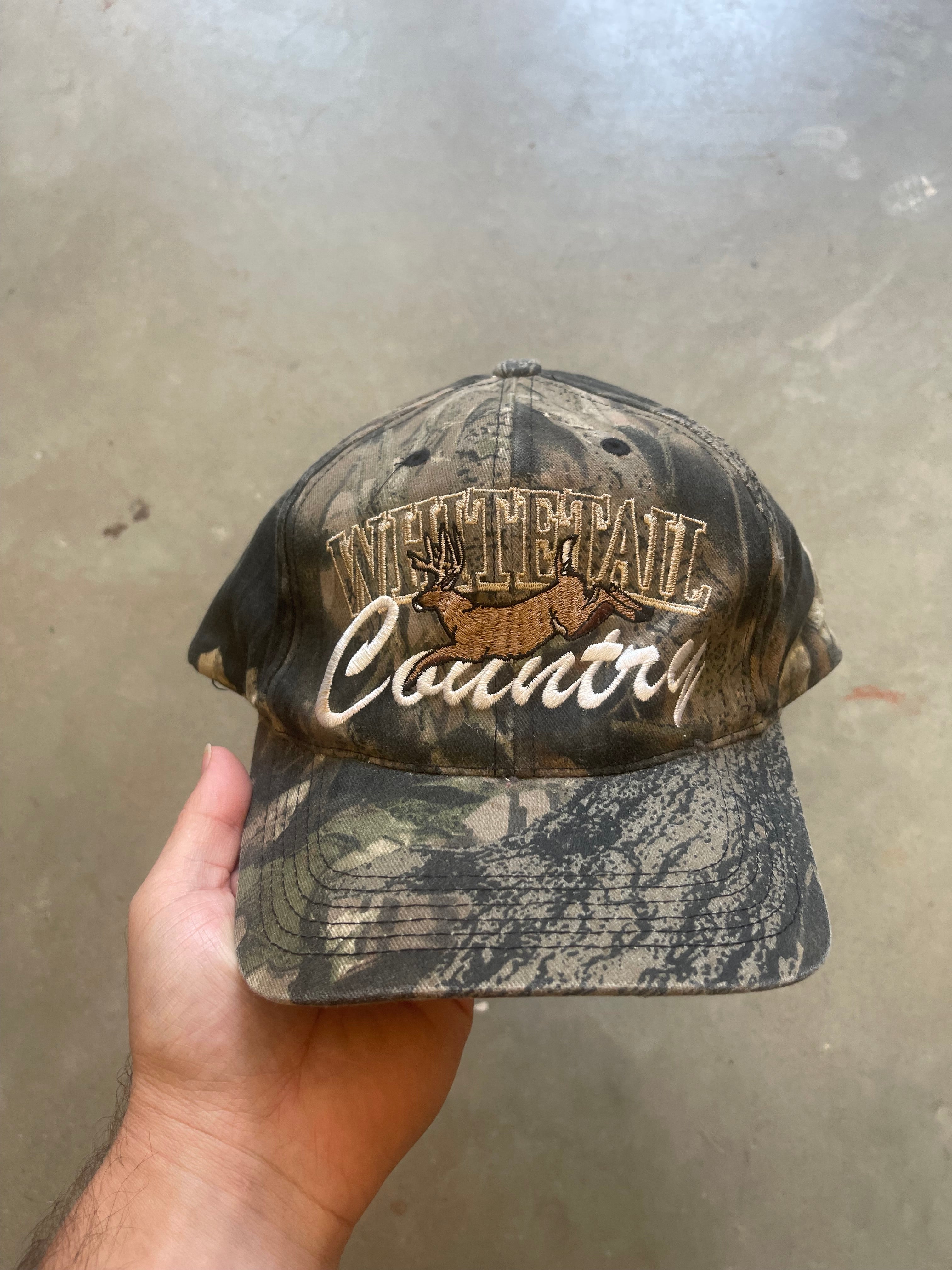 Vintage Mossy Oak Camo Whitetail Country Hat