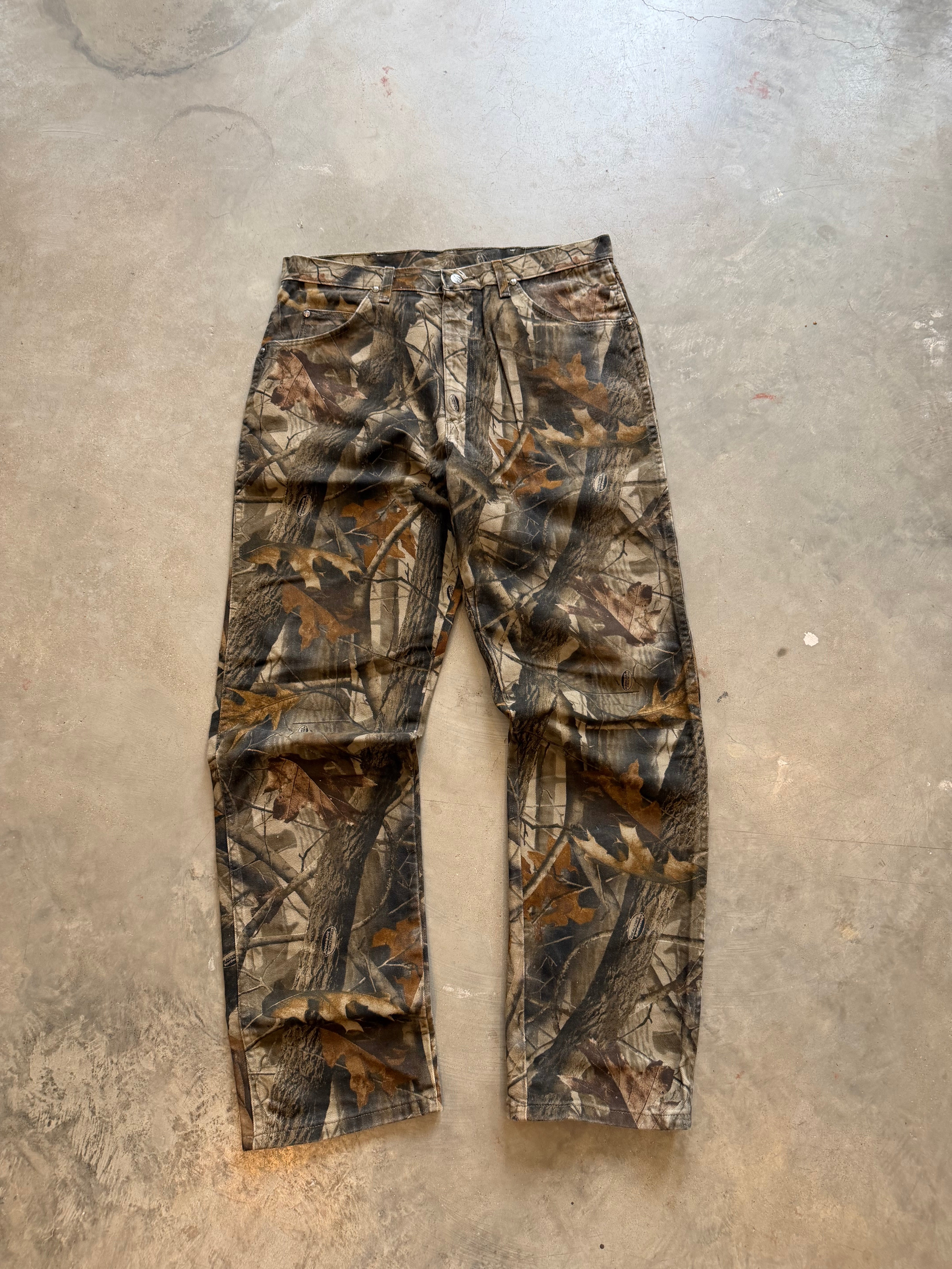 Vintage Wrangler Pro Gear Denim Realtree Camo Pants (36x32.5)