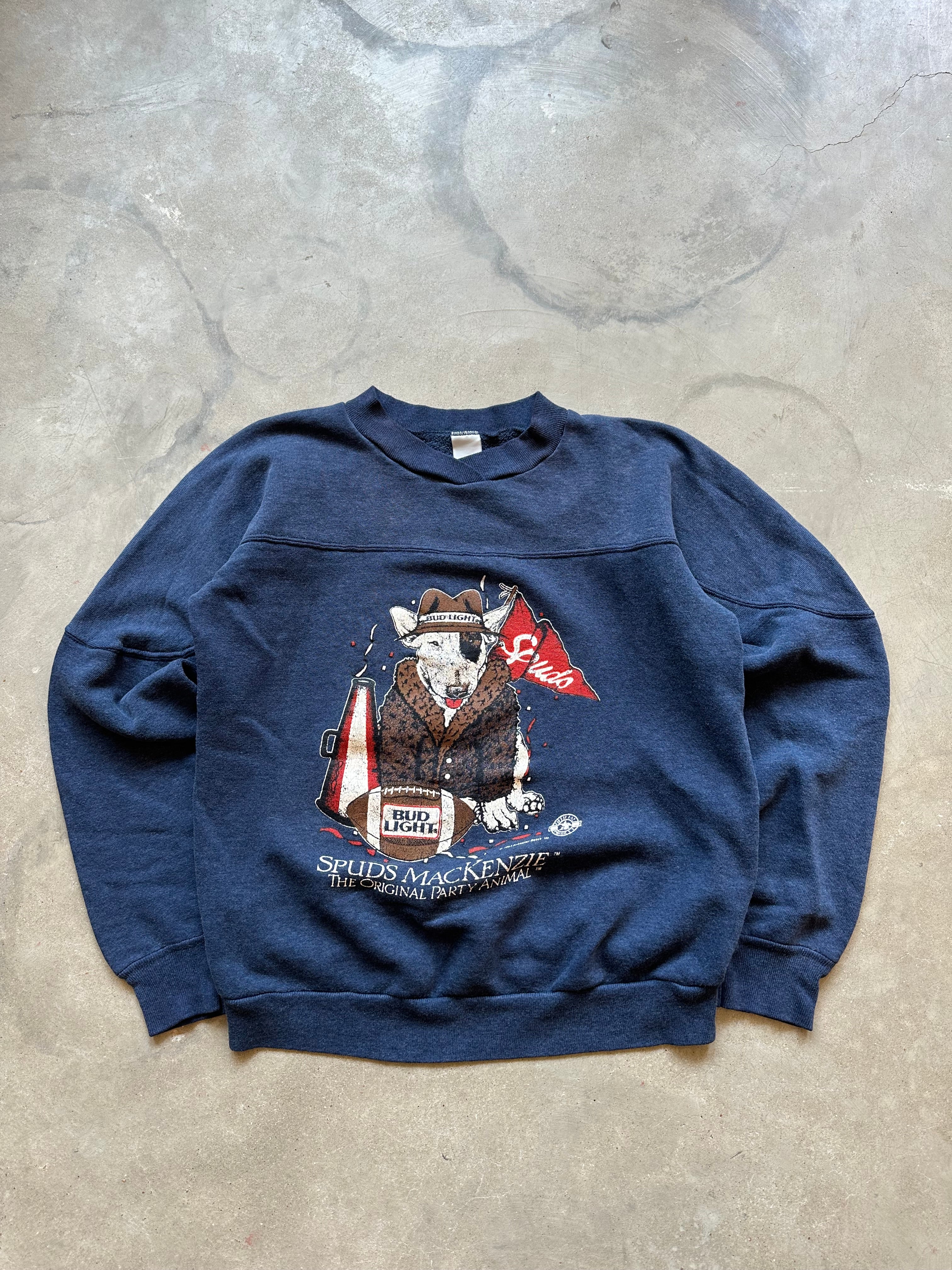 1989’s Bud Light Spuds Mackenzie Sweatshirt (S)