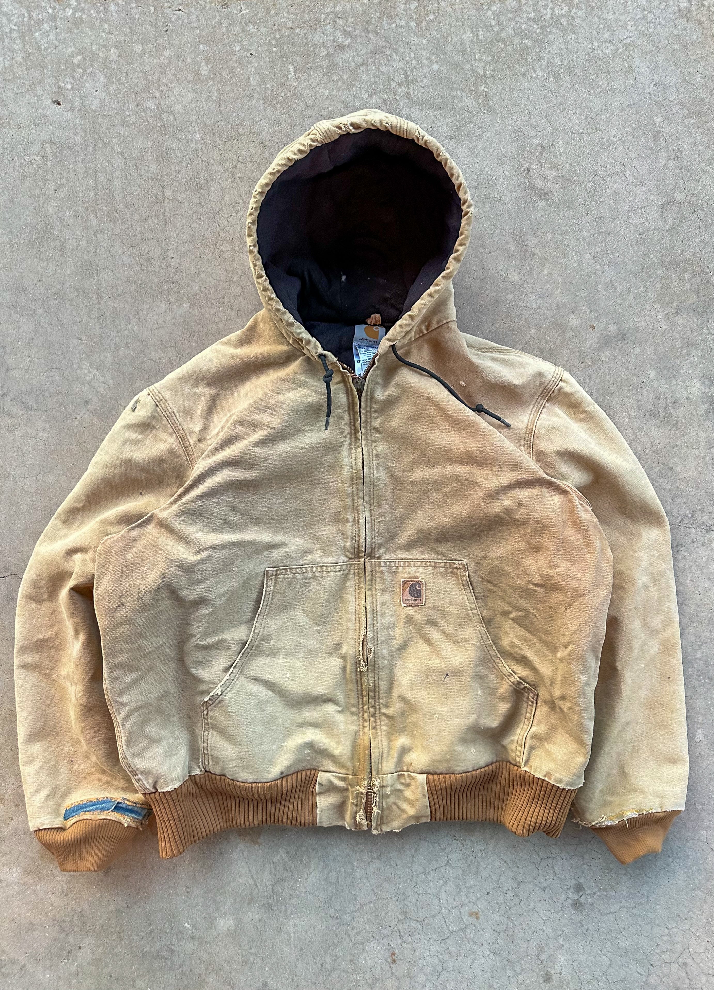 Vintage Distressed Carhartt Hooded Jacket