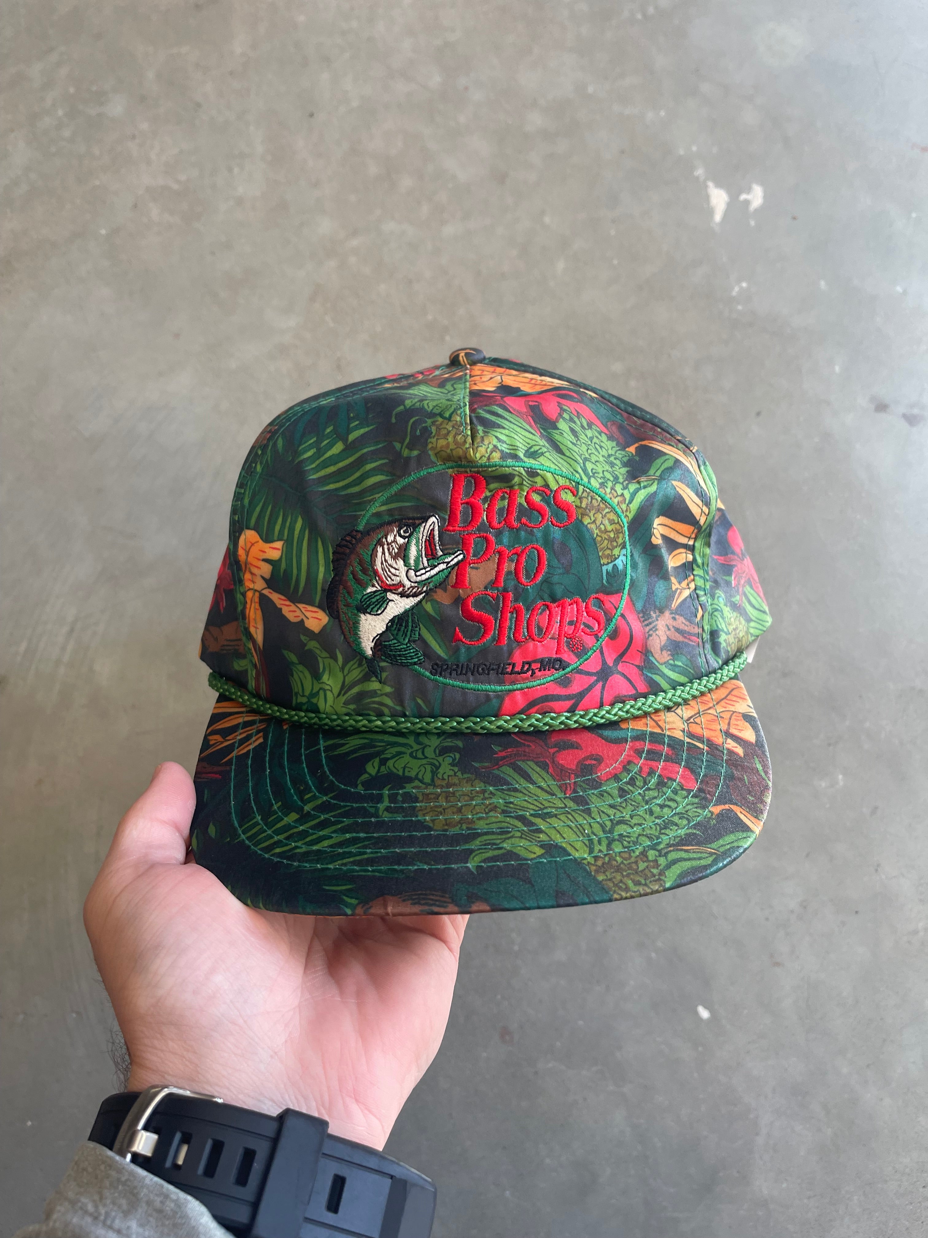 Vintage Bass Pro Shops Floral Hat