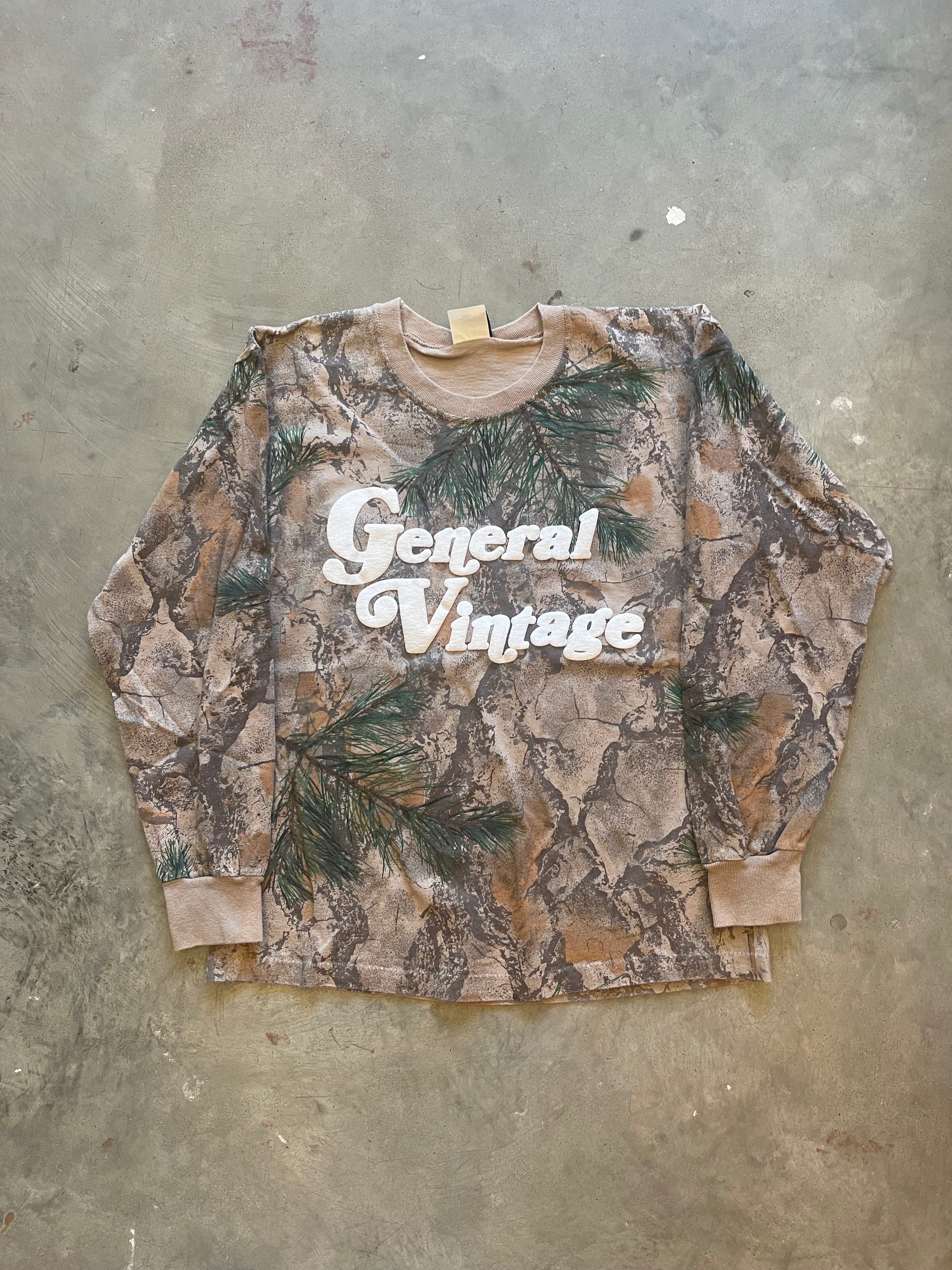 General Vintage Camo Puff Print Shirt (M)