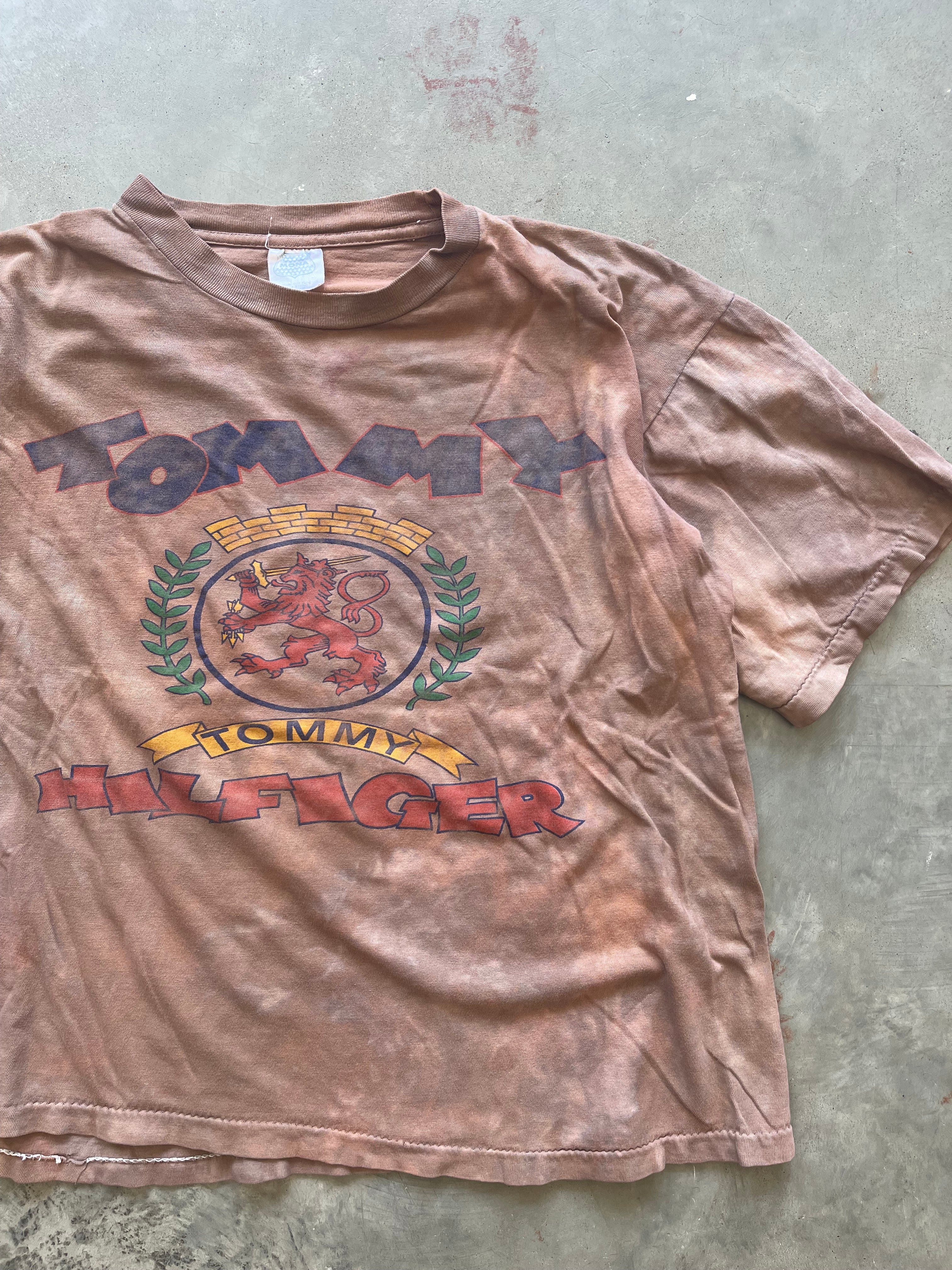 1990’s Overdyed Tommy Hilfiger T-Shirt (2XL)