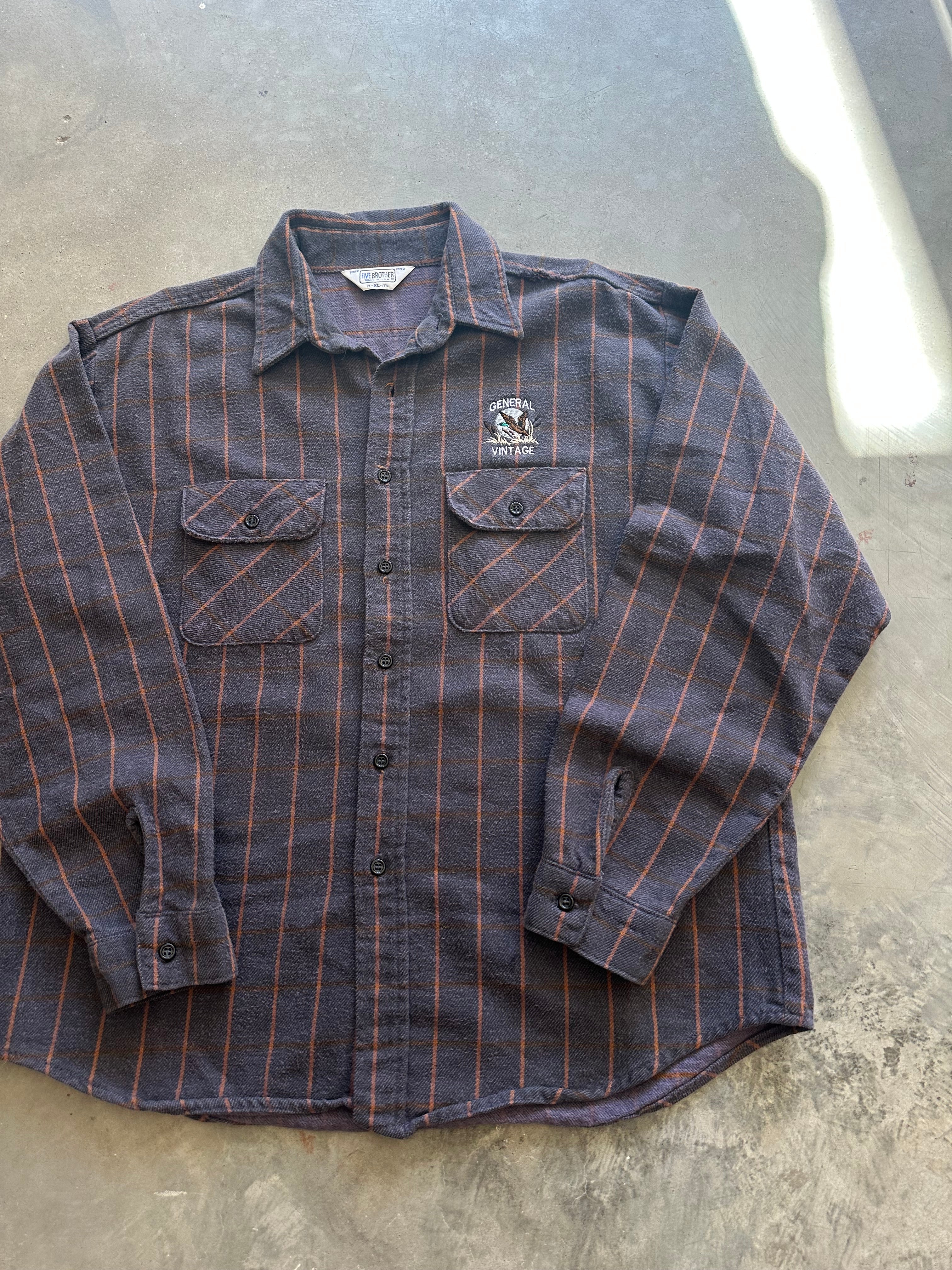 General Vintage Duck Logo Button Up (XL)