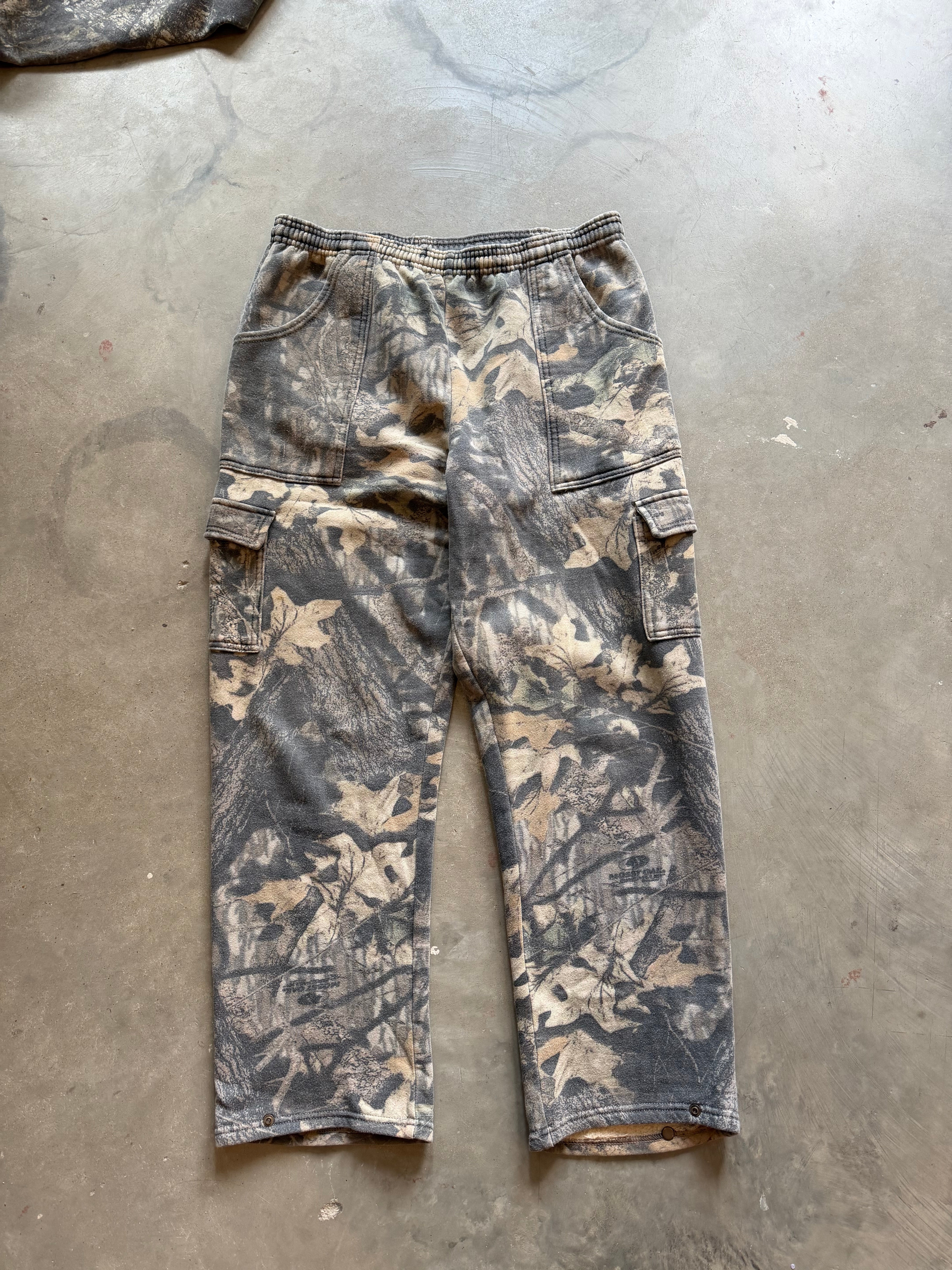Vintage Mossy Oak Camo Cotton Sweatpants (L)