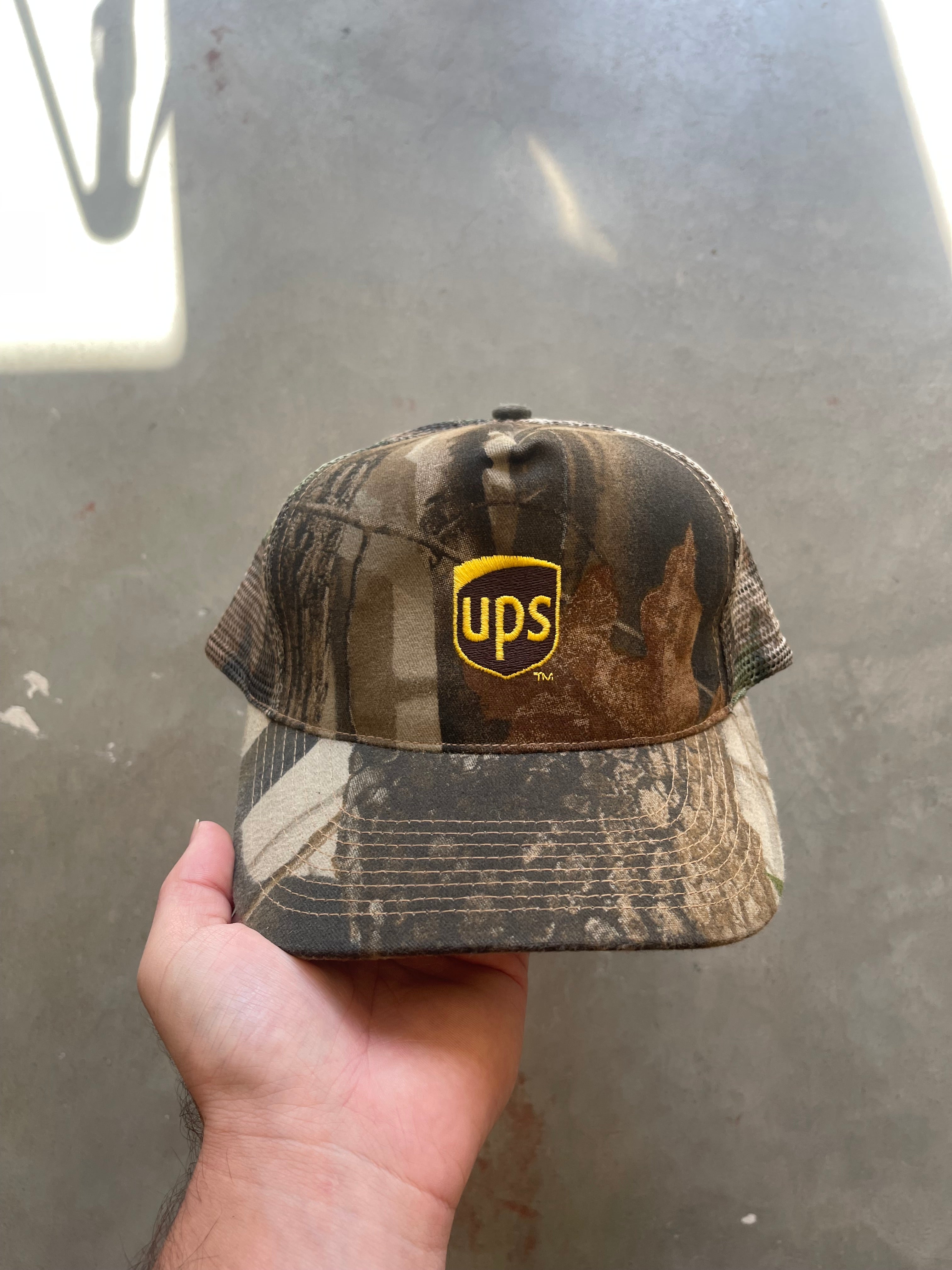 Vintage Camo UPS Hat