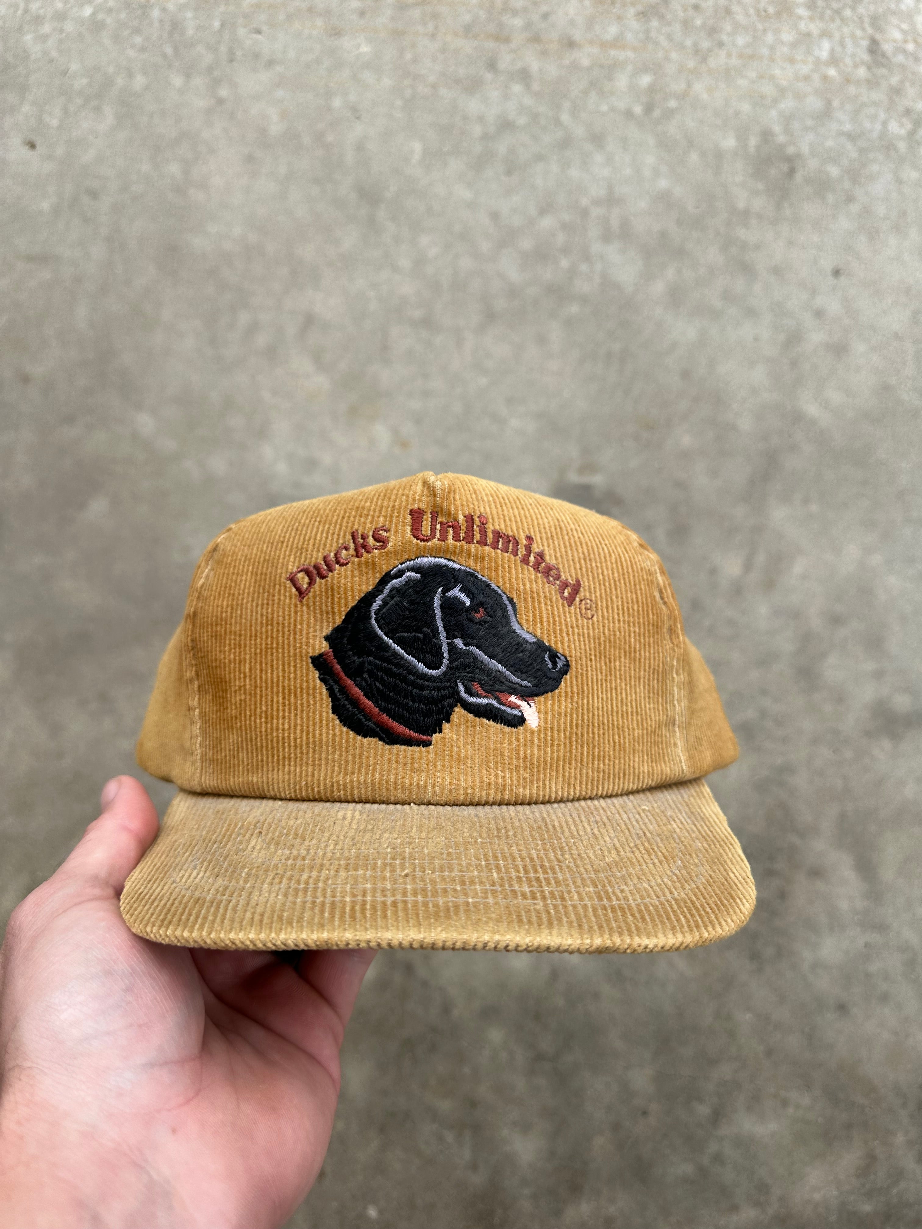 1990s Ducks Unlimited Lab Corduroy SnapBack