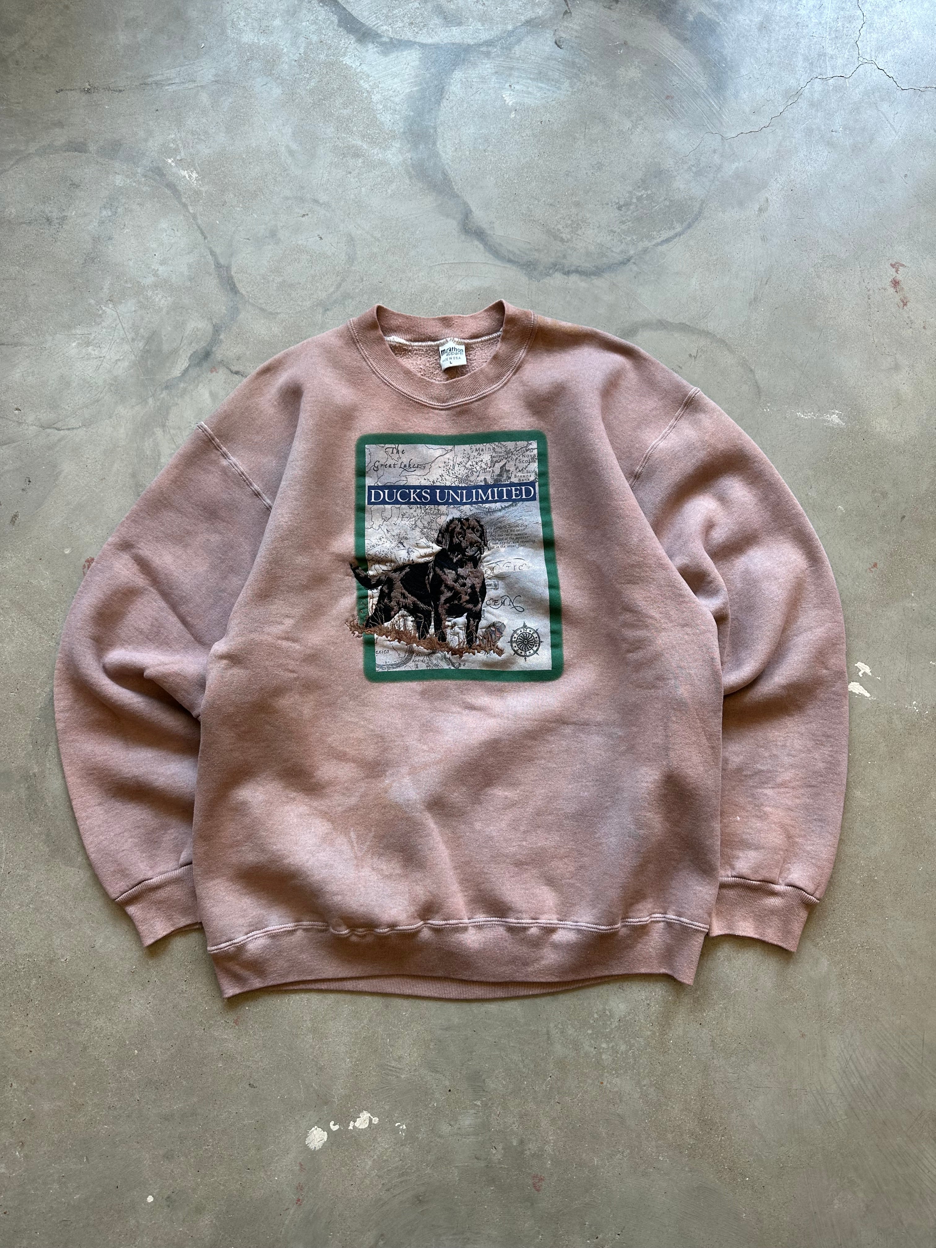 1990s Ducks Unlimited Overdyed Crewneck (L)