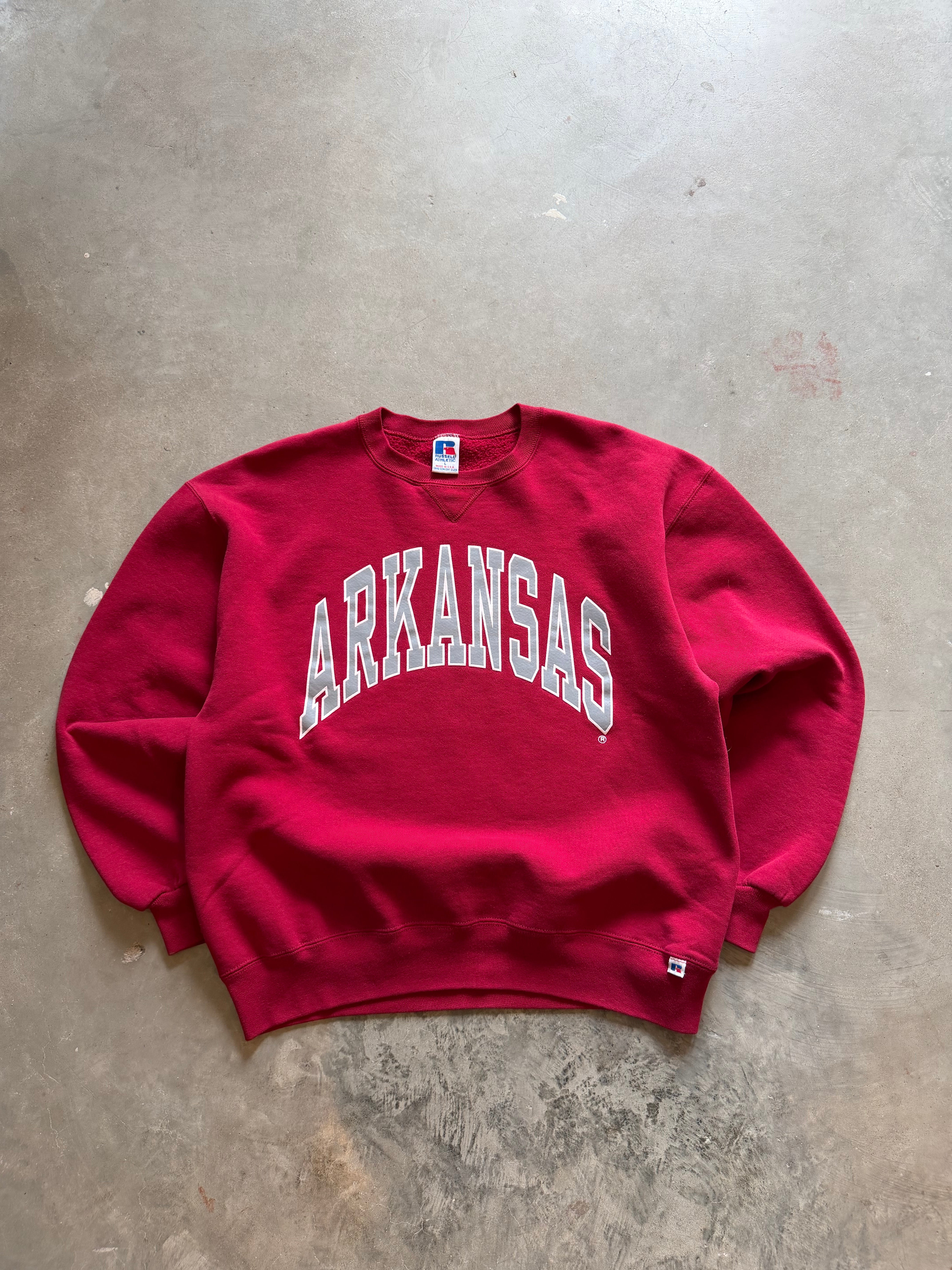 1990s Arkansas Razorbacks Russell Crewneck (L)