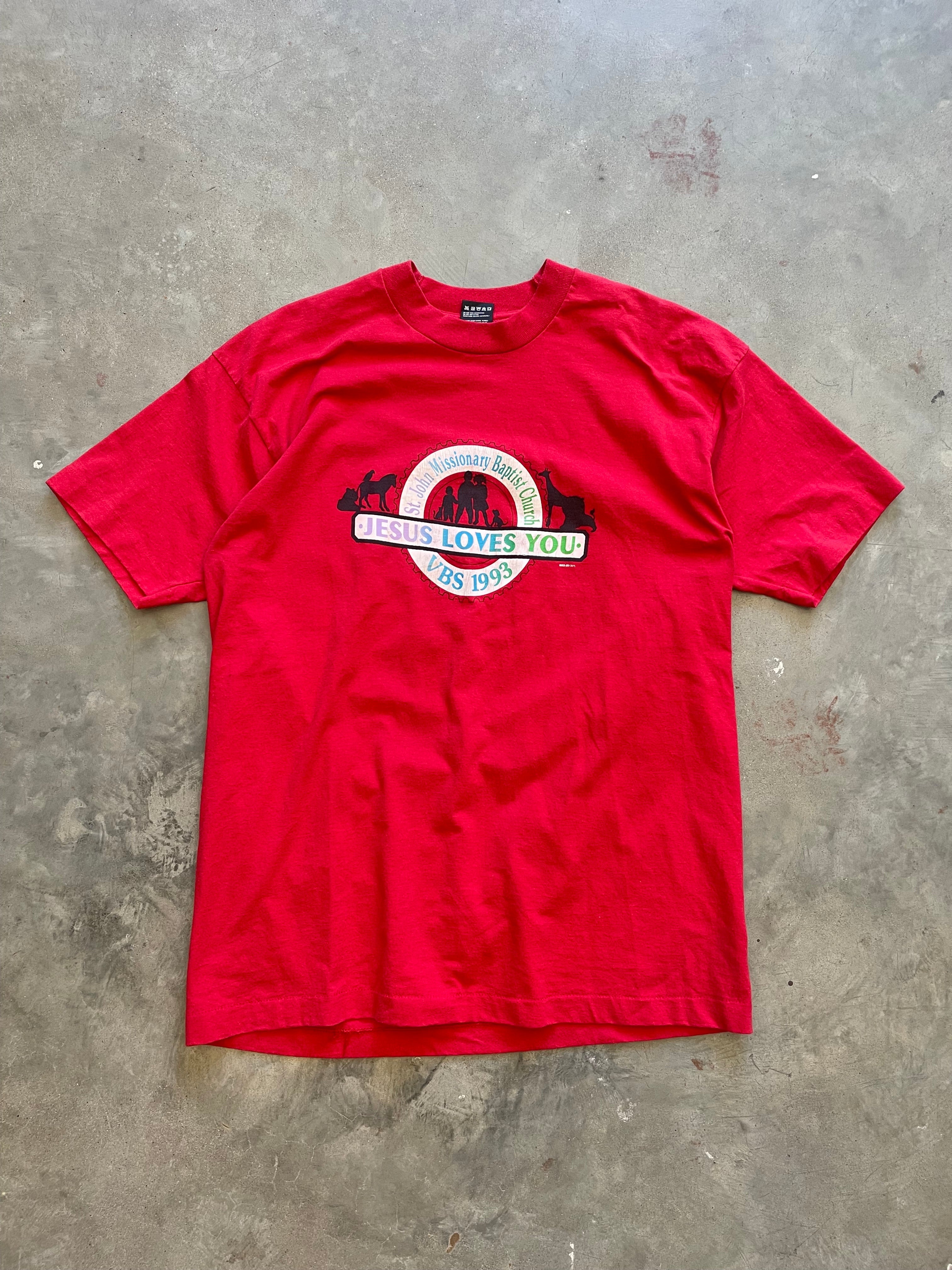 1993 Jesus Loves You VBS T-Shirt (XL)