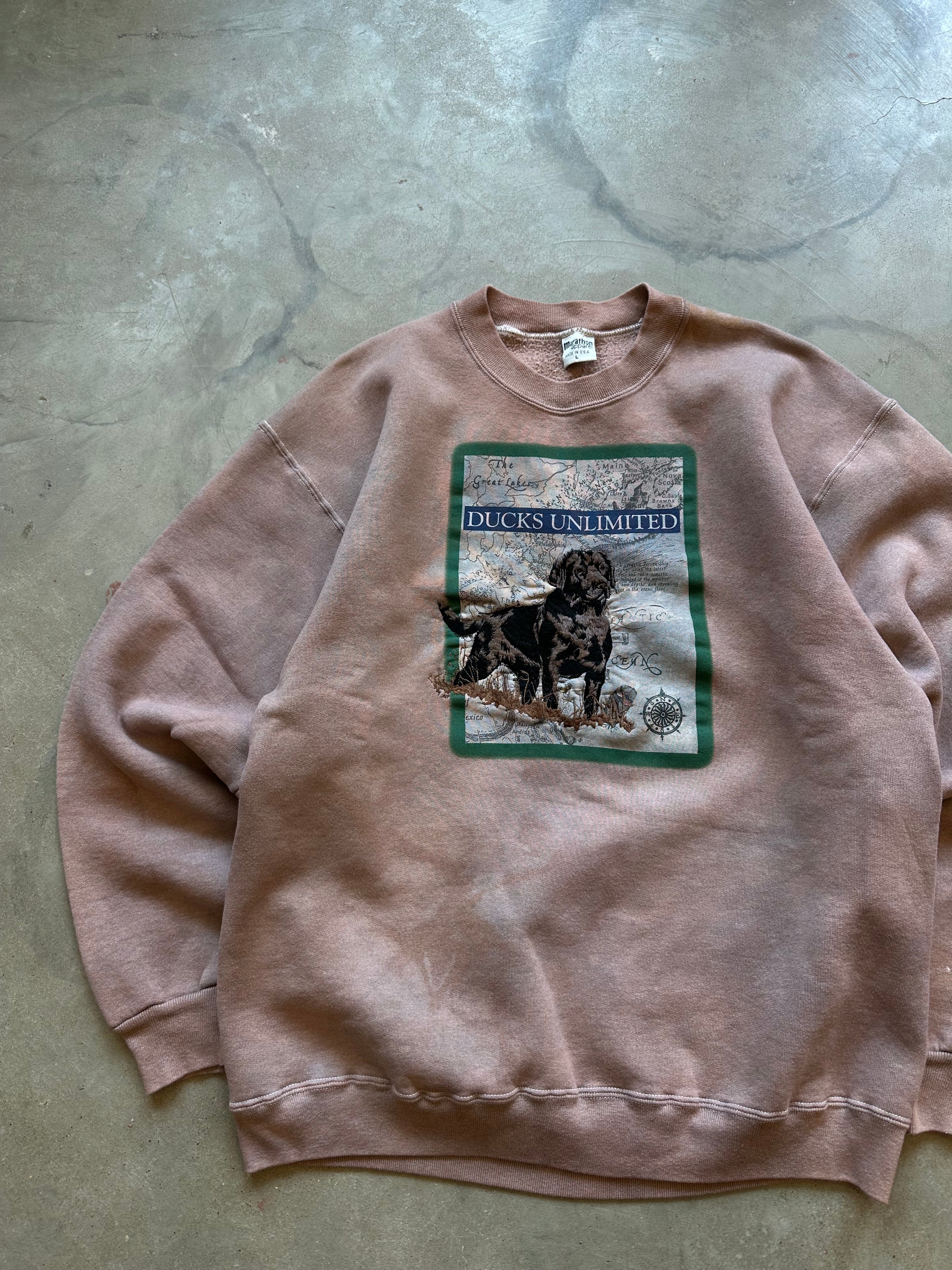 1990s Ducks Unlimited Overdyed Crewneck (L)