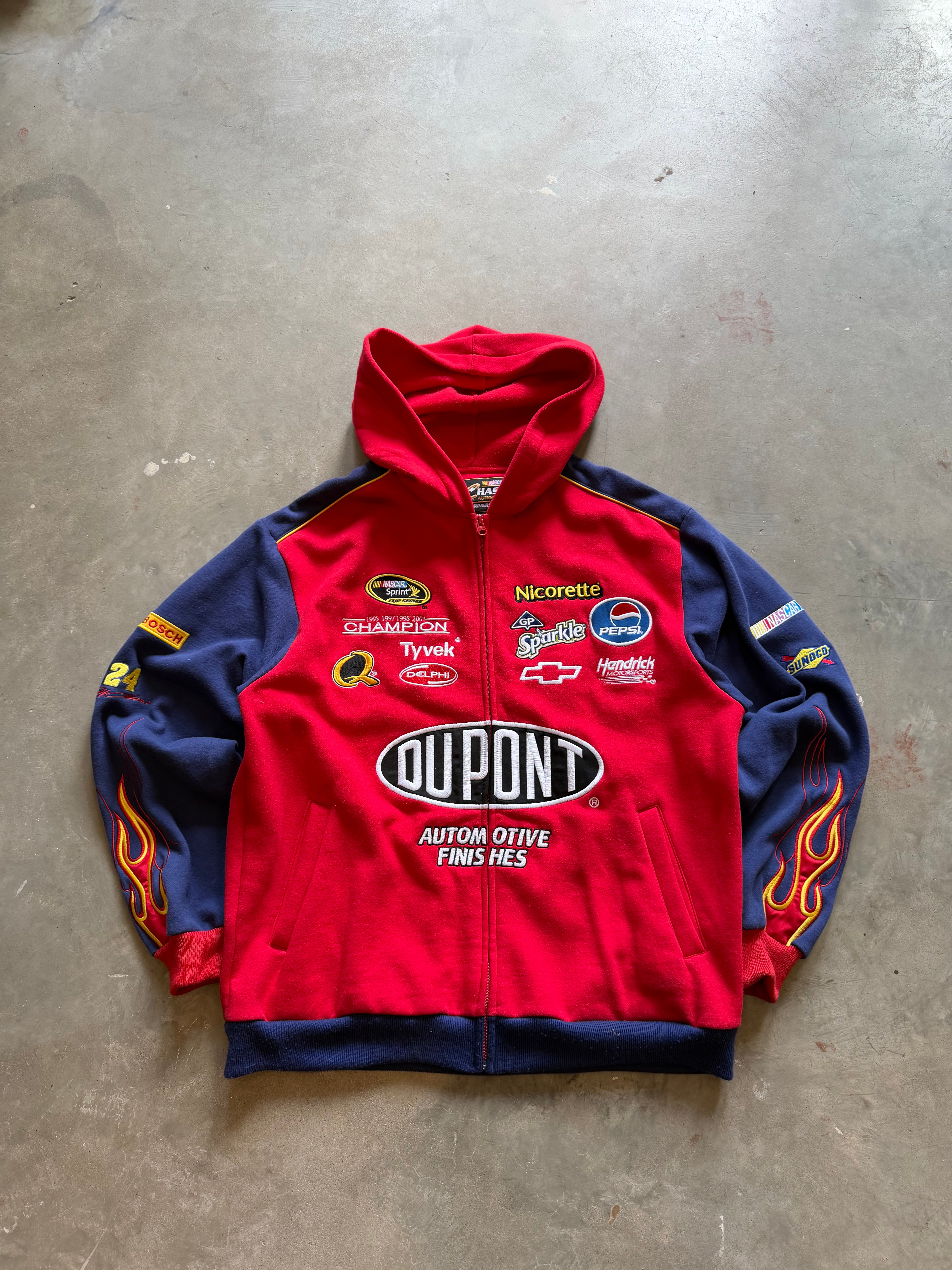 Vintage DuPont Automotive Finishes Zip Up Jacket (L)