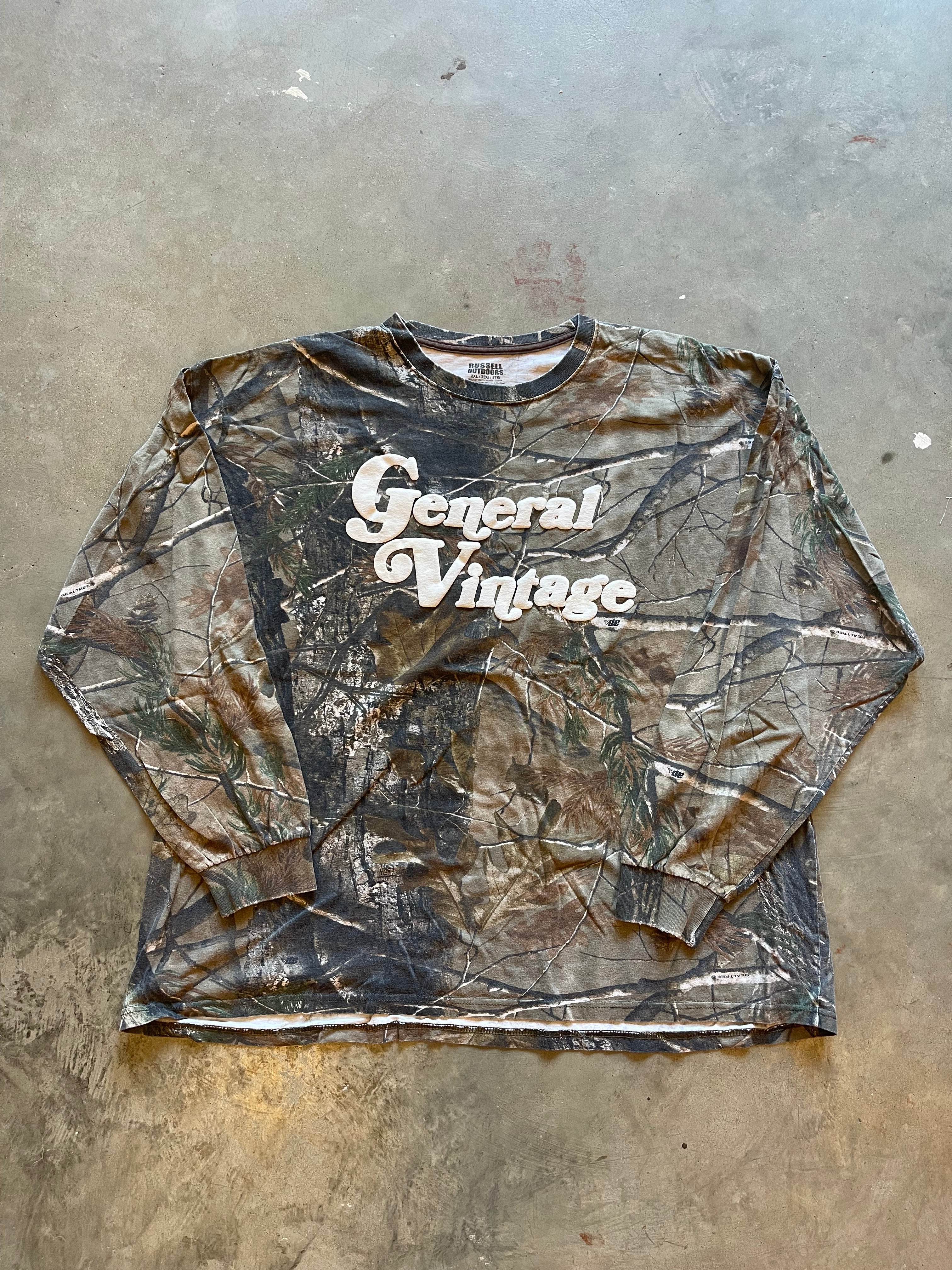 General Vintage Camo Puff Print Shirt (2XL)