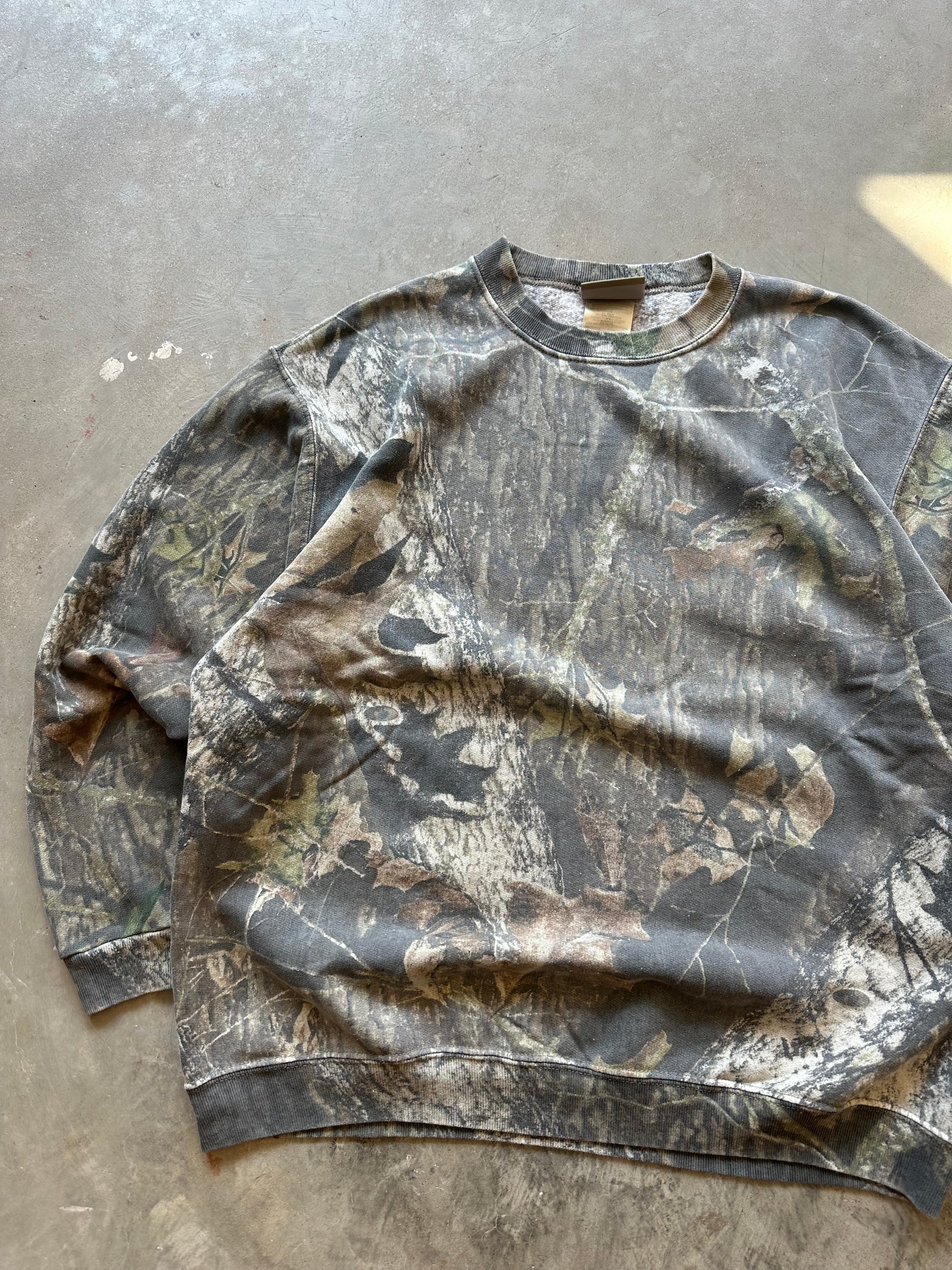 Vintage Camo Crewneck (L)