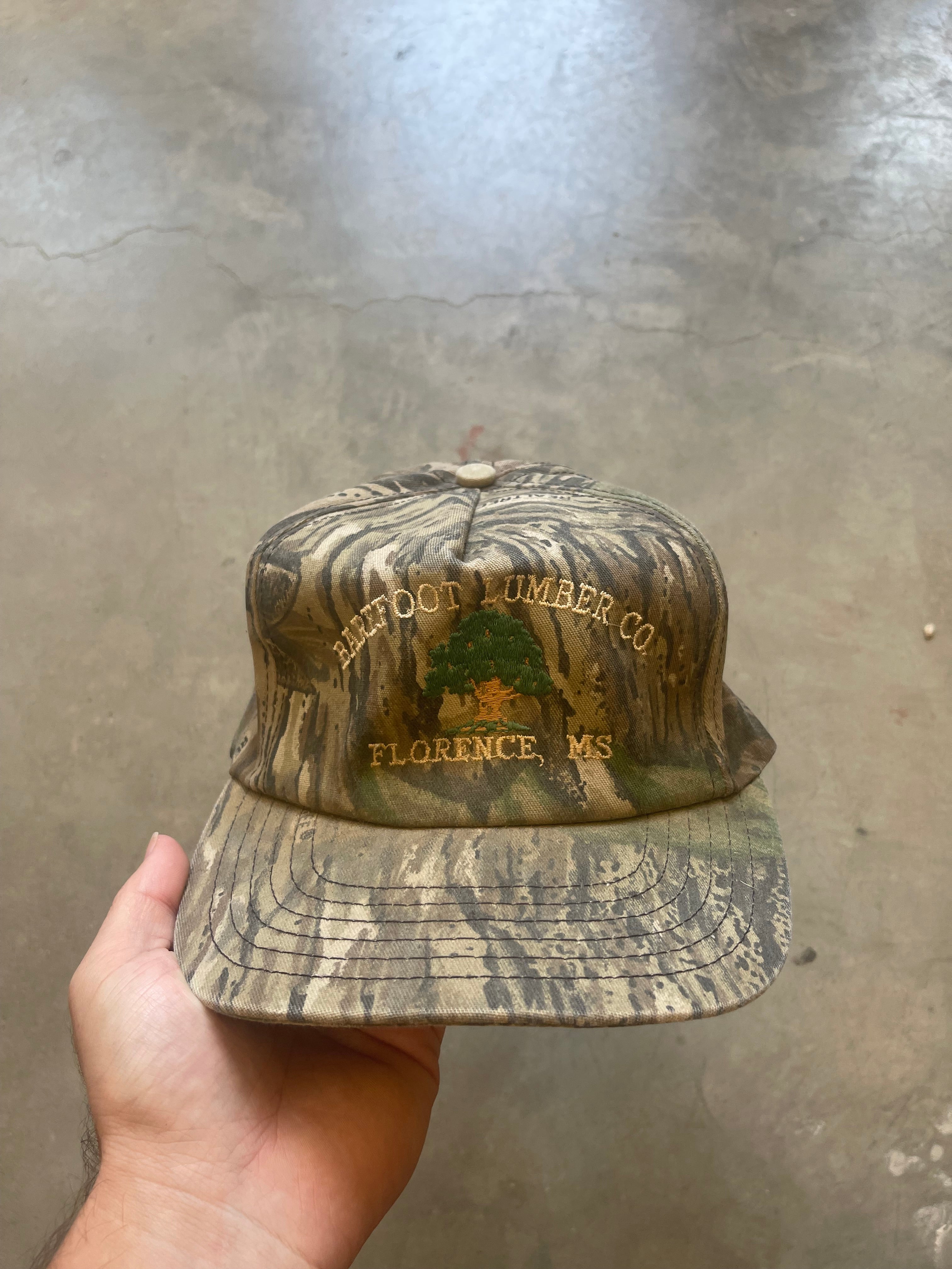 Vintage Camo Barefoot Lumber Co. Hat