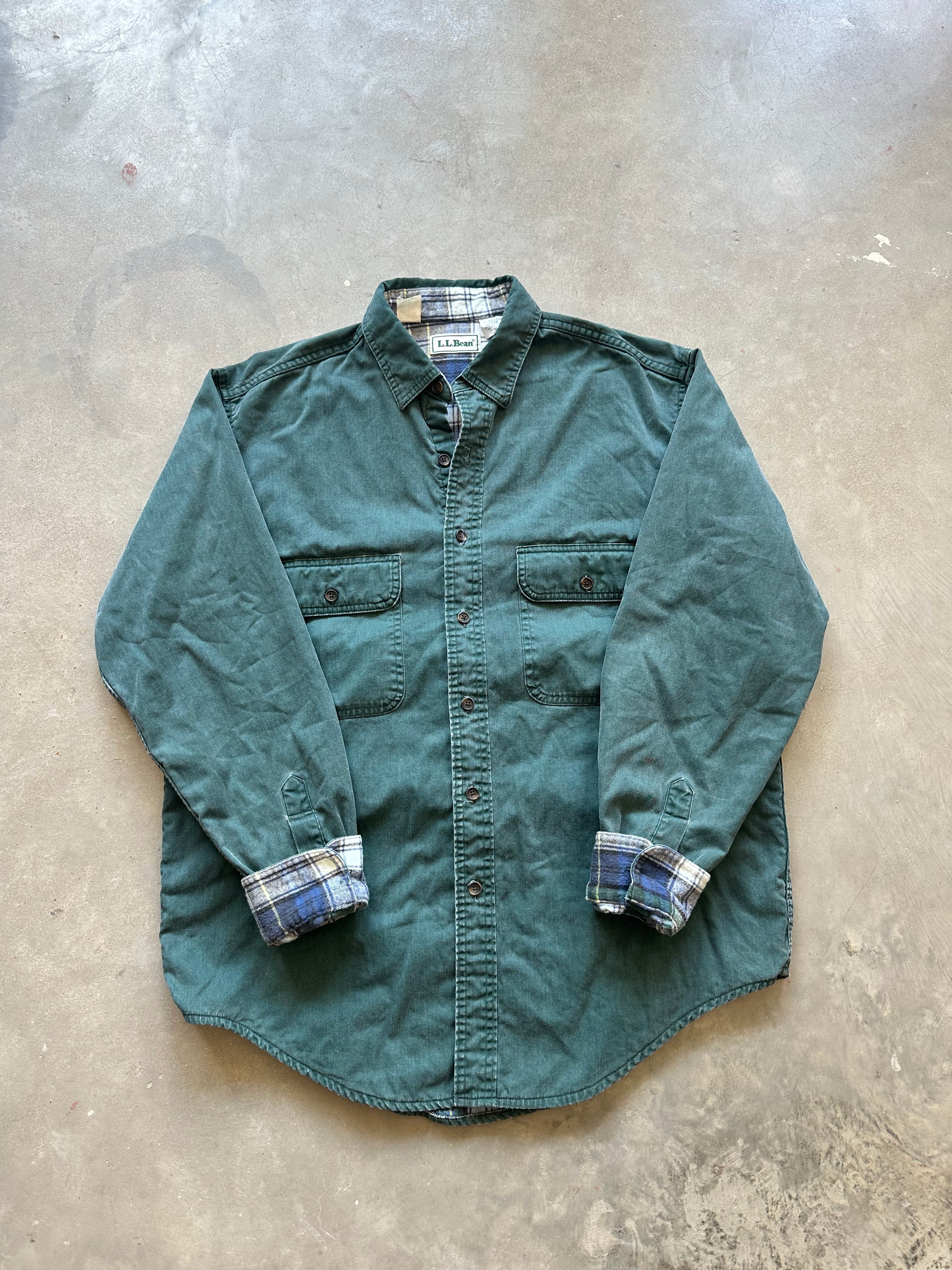 1990’s L.L. Bean Flannel Lined Button-Up (M)