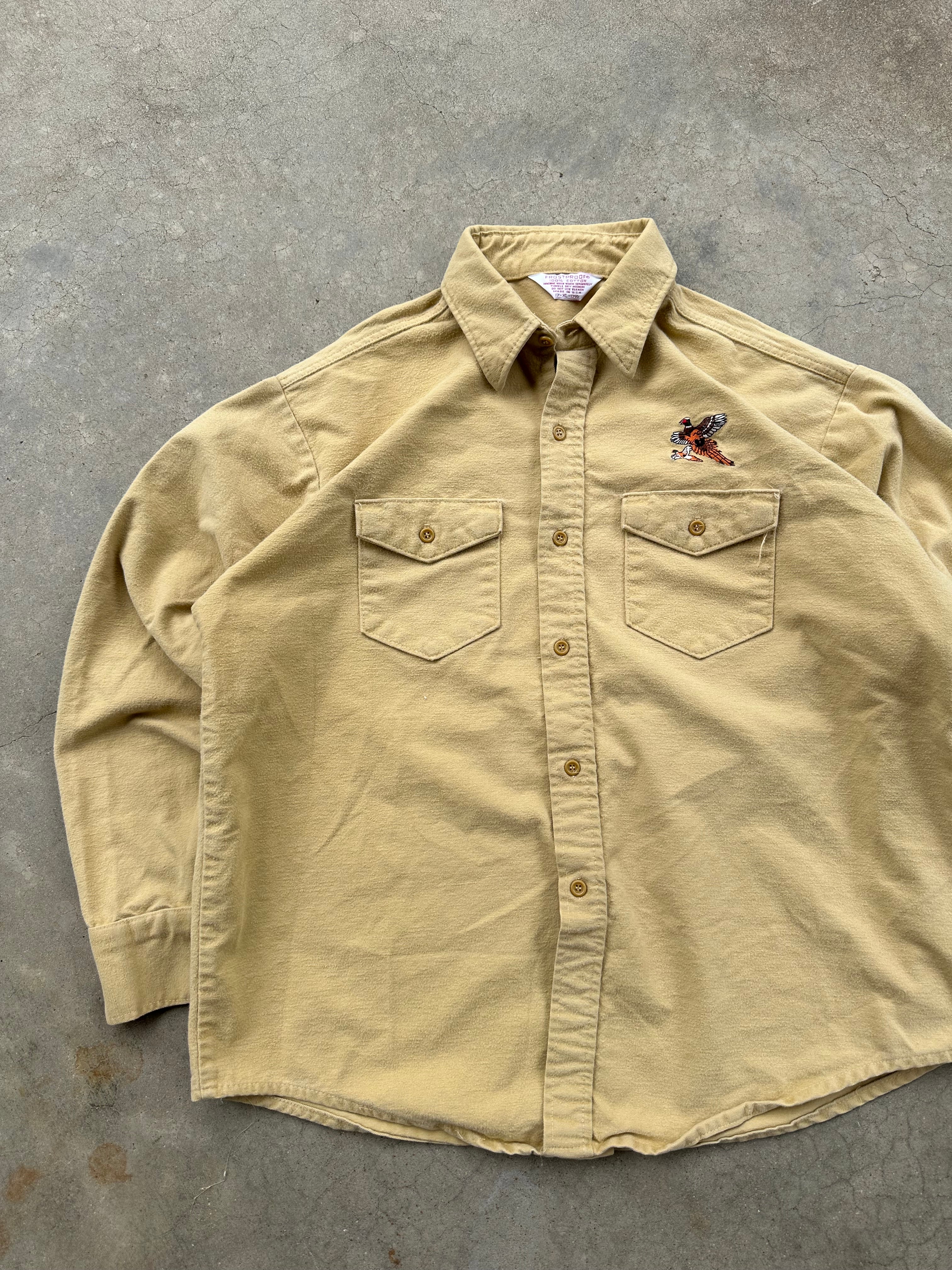 1990’s Pheasant Chamios Button-up (XL)