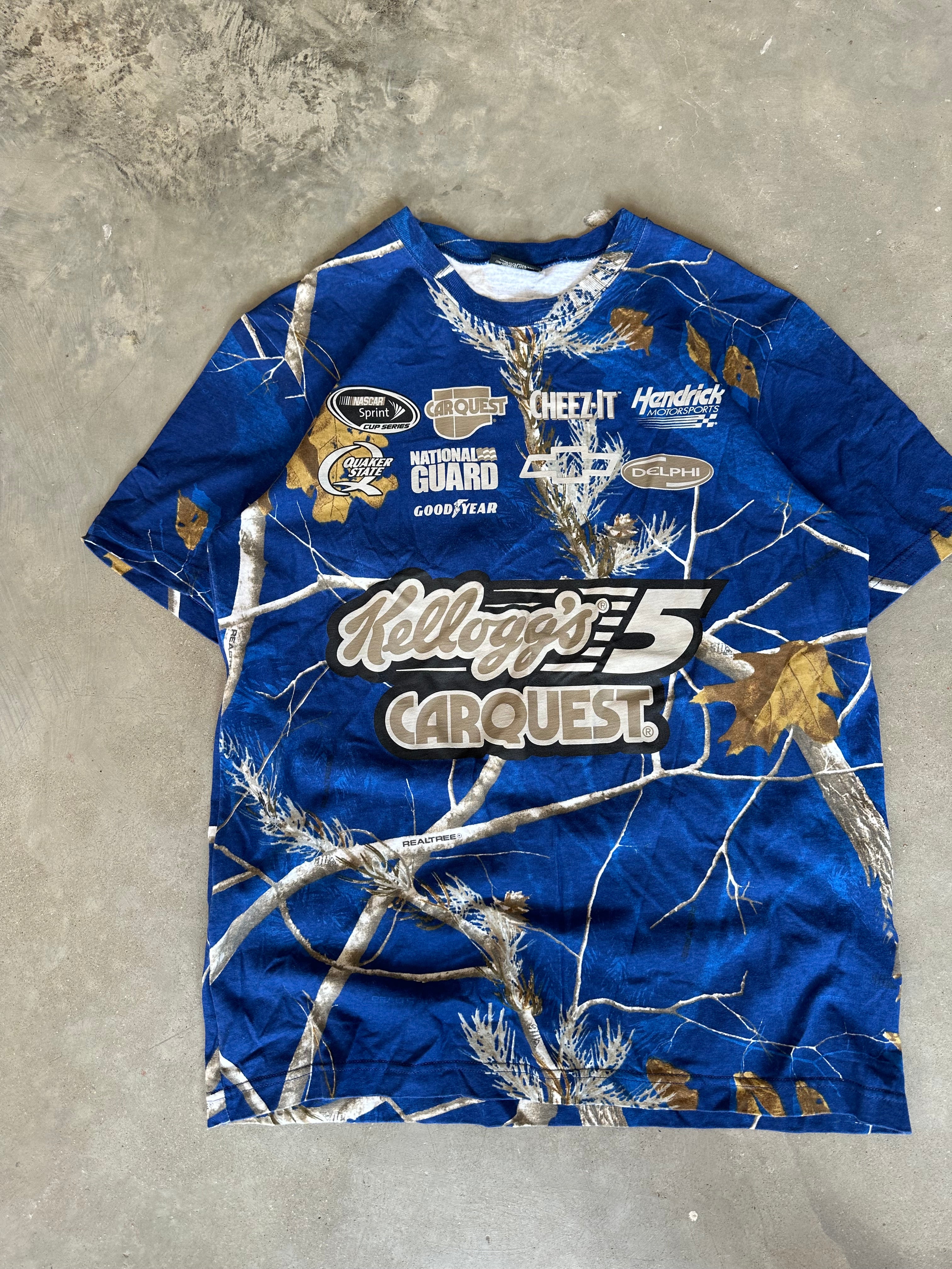 Y2K Kellogg’s Carquest Camo T-Shirt (L)