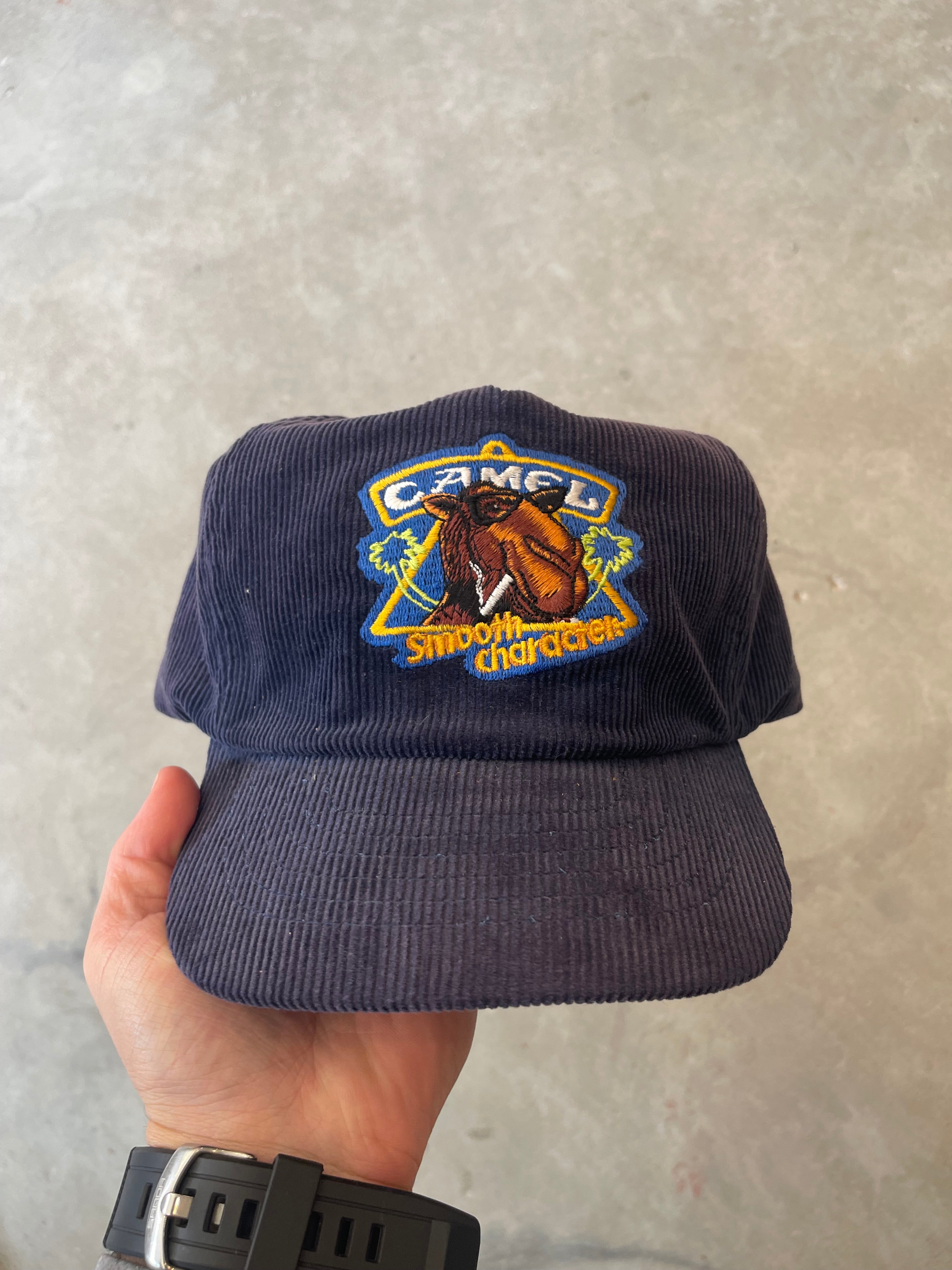 Vintage Corduroy Camel Cigarettes Hat
