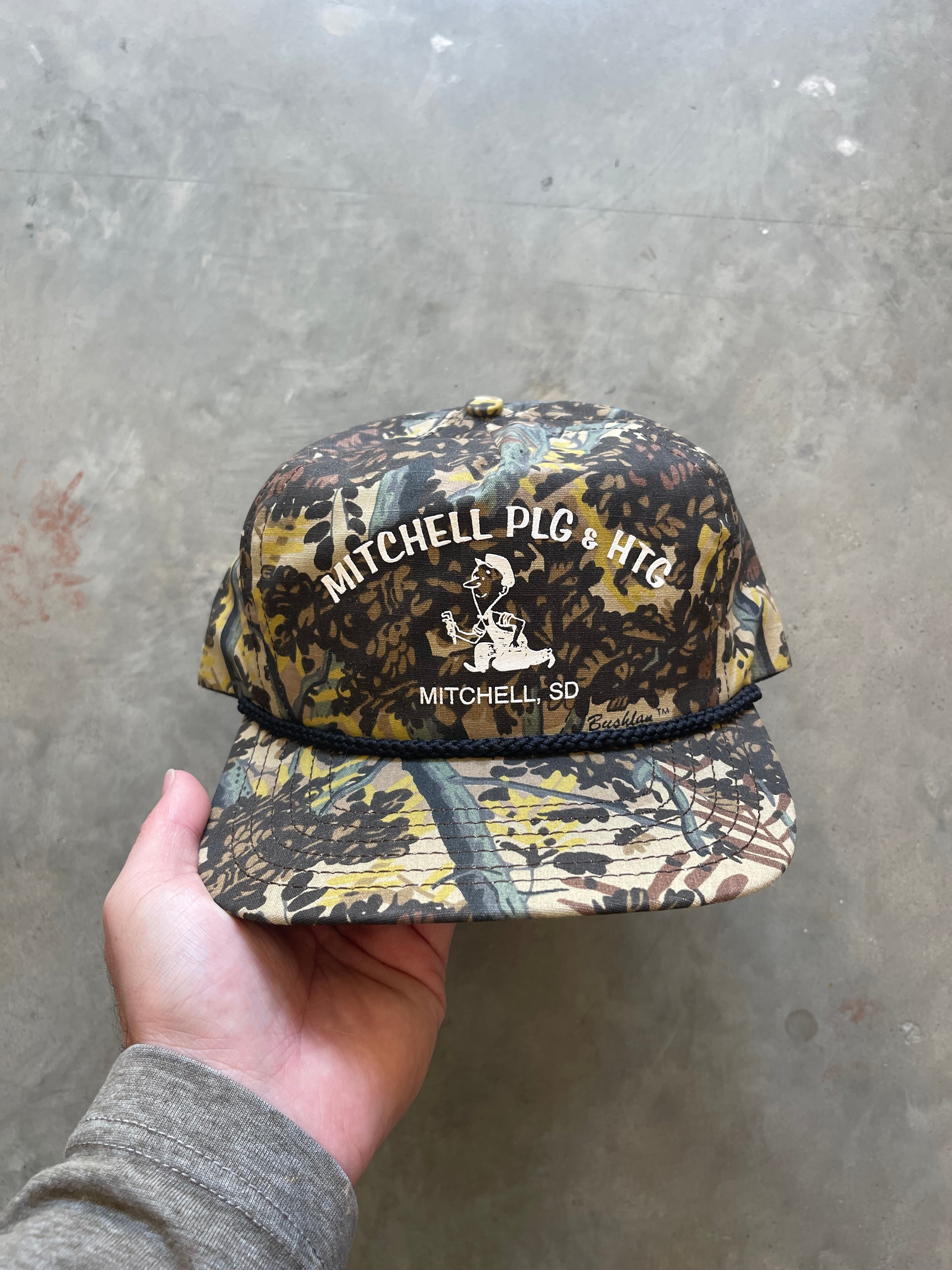 Vintage Camo Michell PLG & HTG Hat