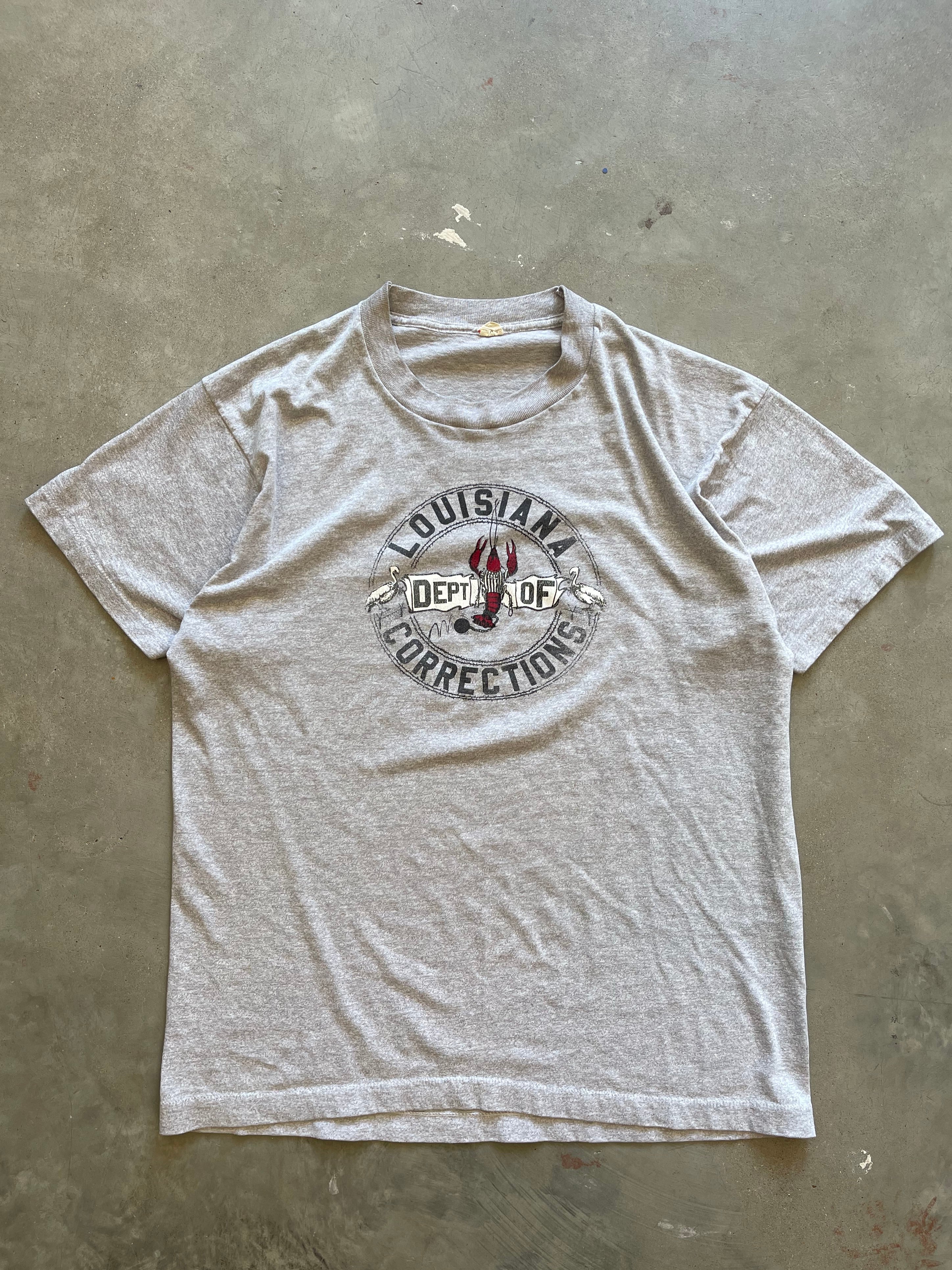Vintage Louisiana Department Of Corrections T-Shirt (L)