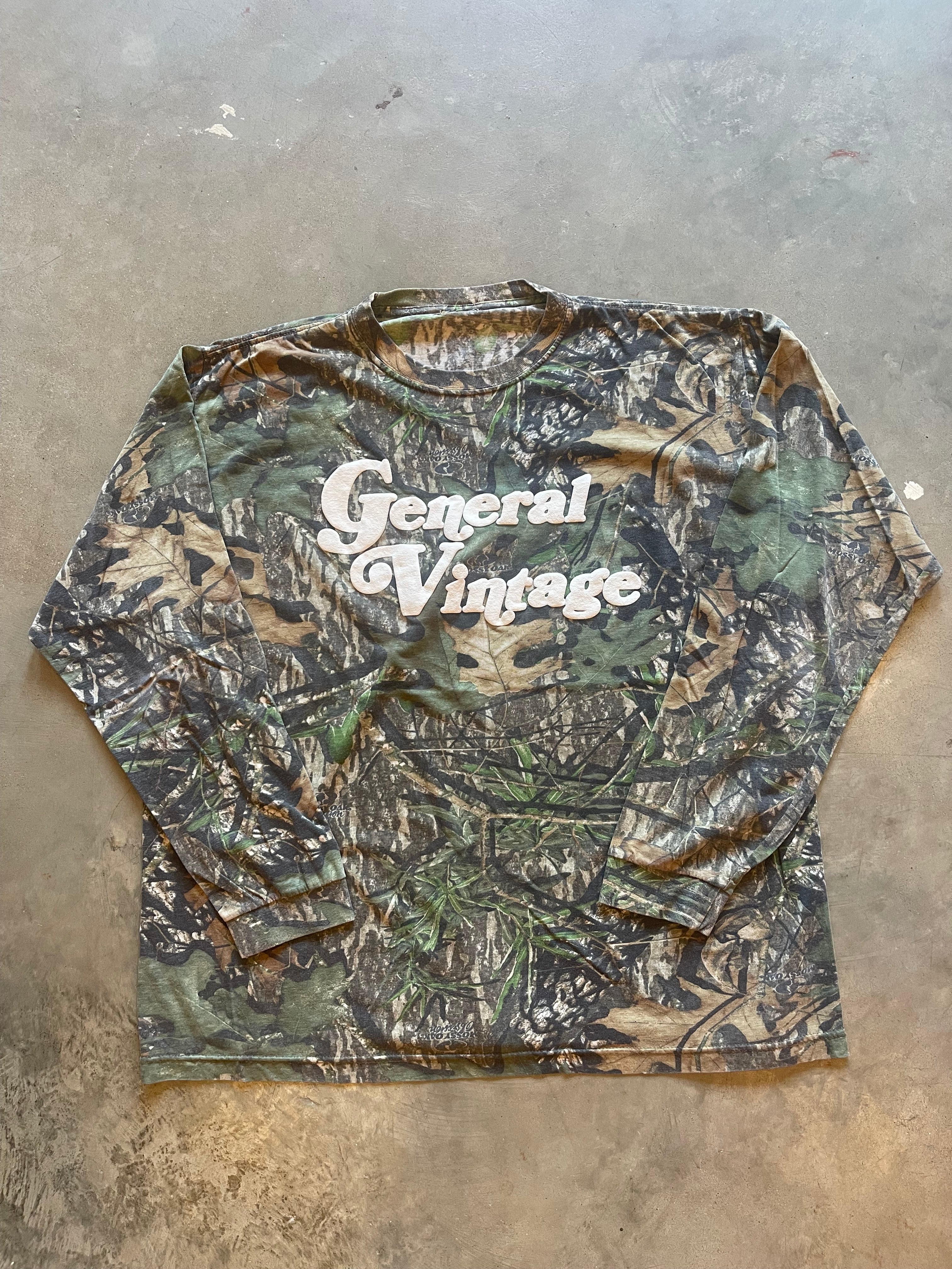 General Vintage Camo Puff Print Shirt (XL)