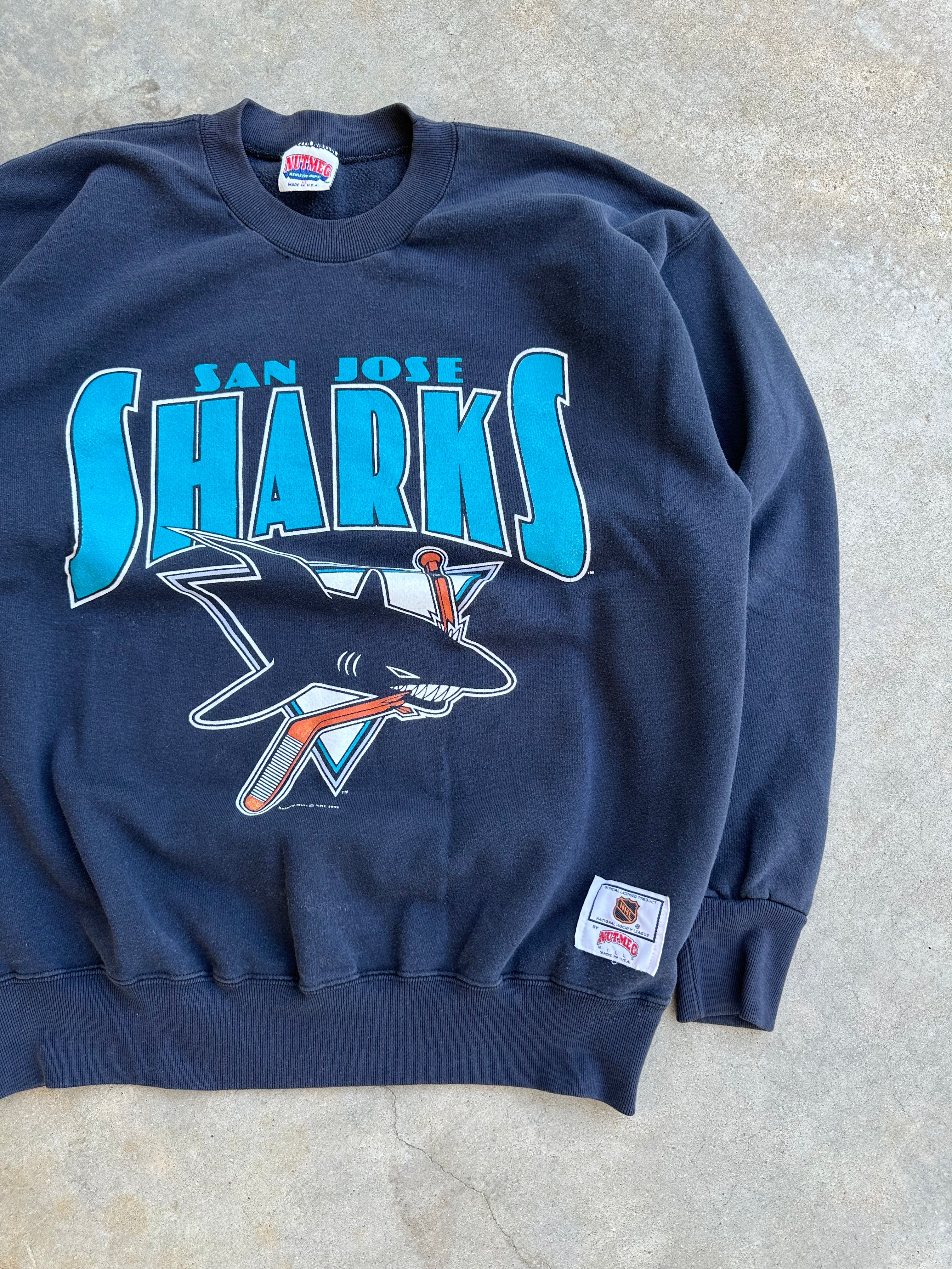 1990s San Jose Sharks Nutmeg Crewneck (XL)