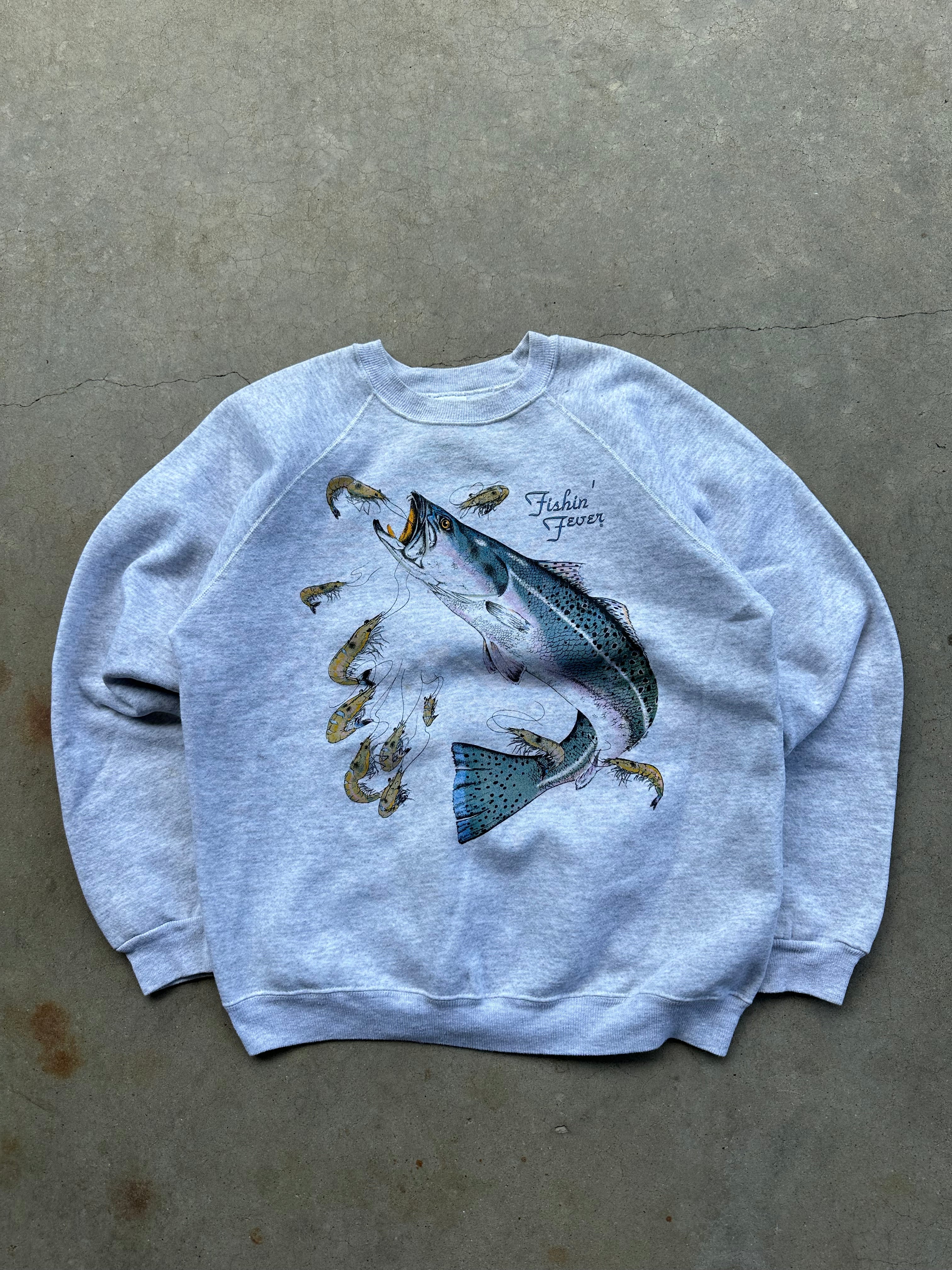 1980’s Fishin Fever Crewneck (L)