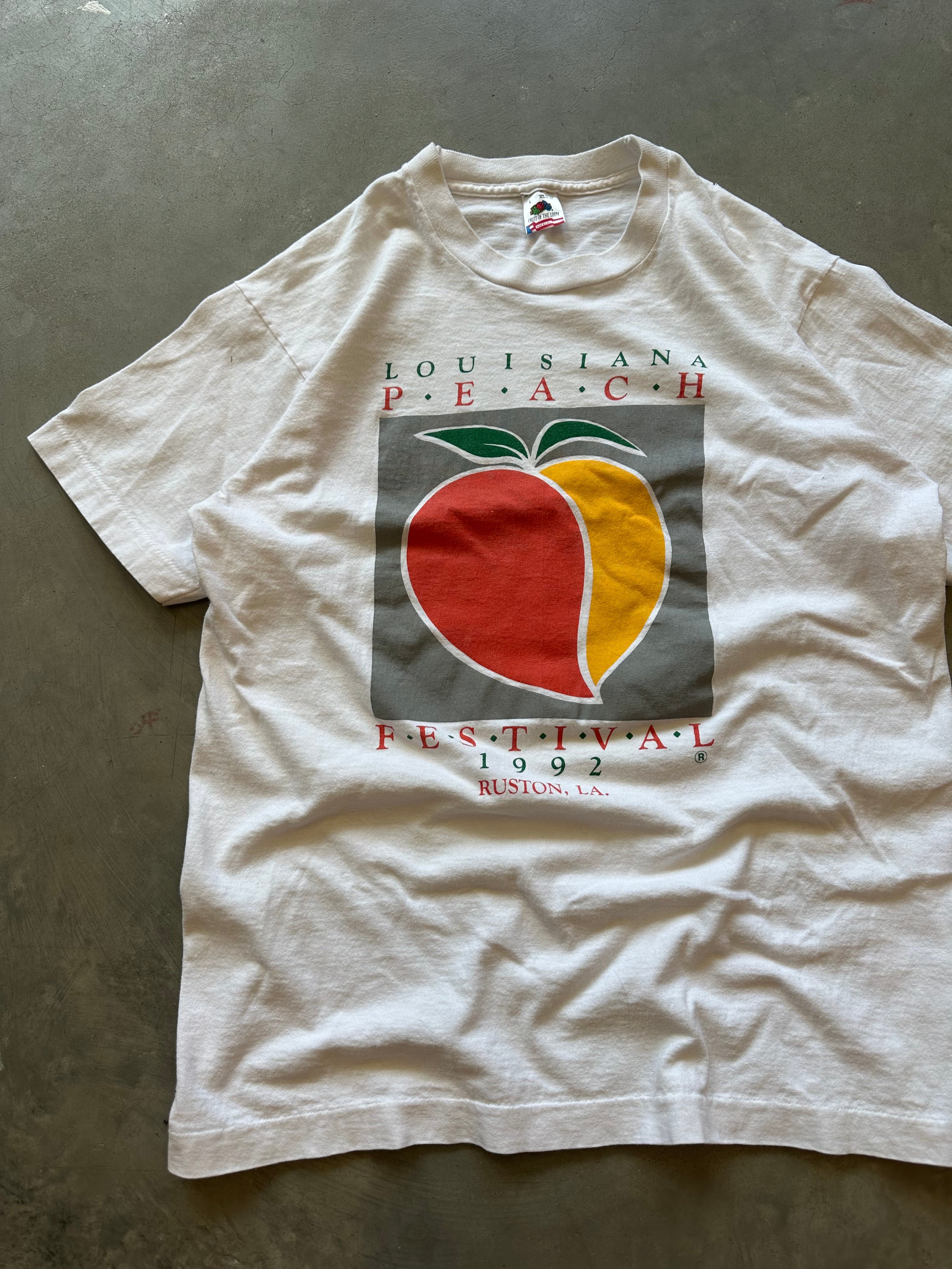 1992 Louisiana Peach Festival T-Shirt (L)