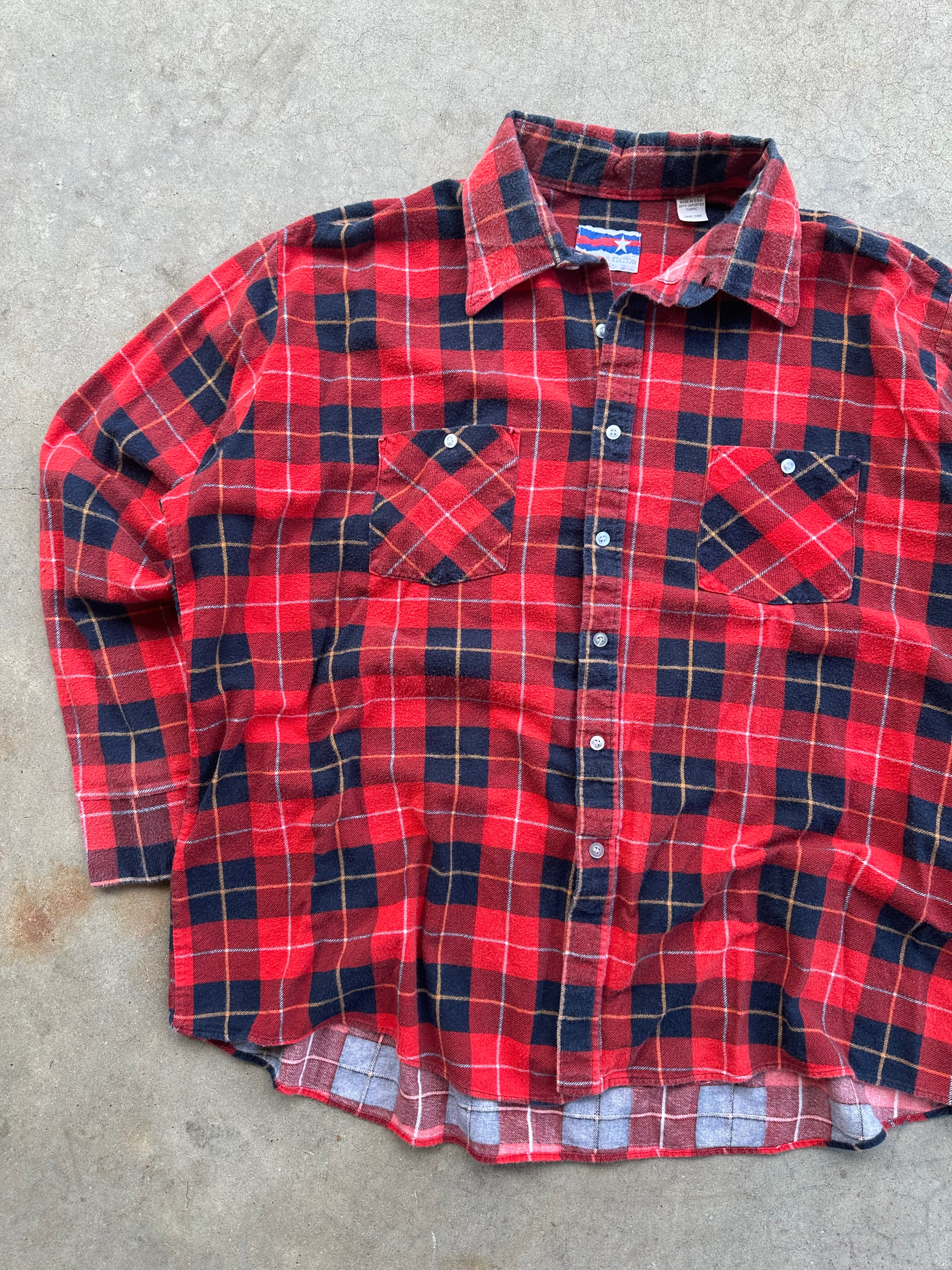 1980’s Lightweight Red Flannel (XXL)