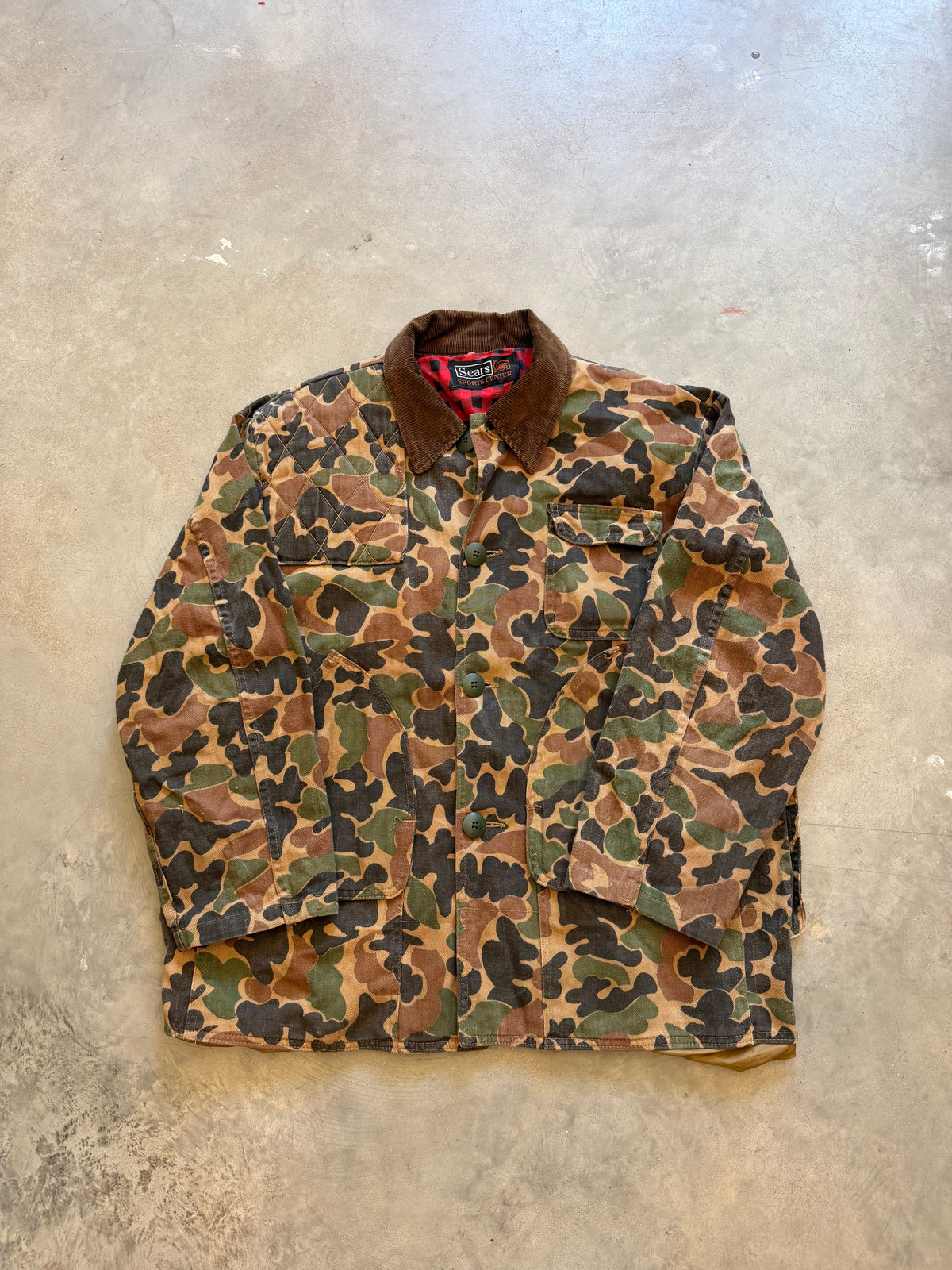 Vintage Sears Duck Camo Jacket (XL)