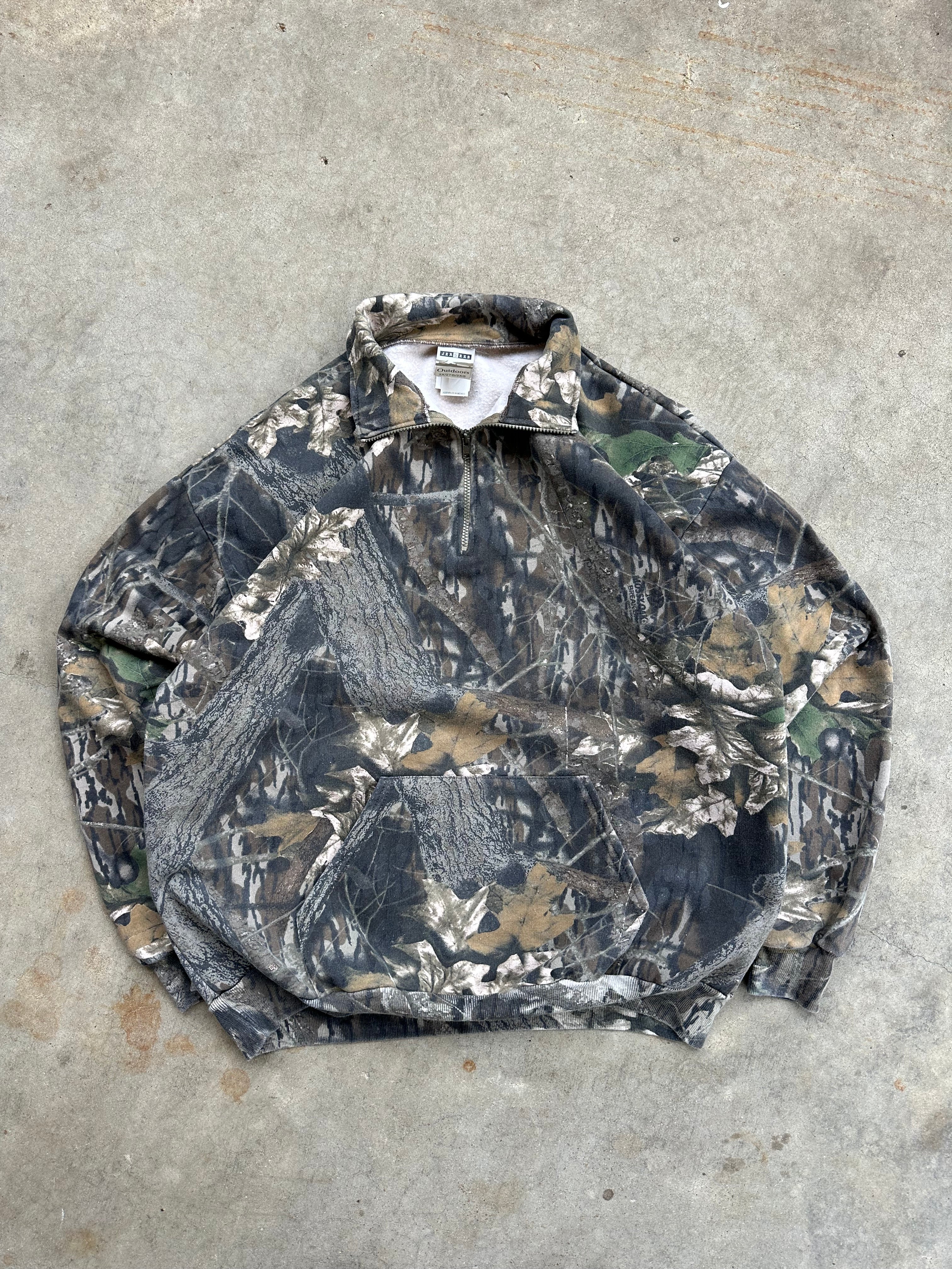 1990s Jerzees Mossy Oak Camo Sweatshirt (XXL)