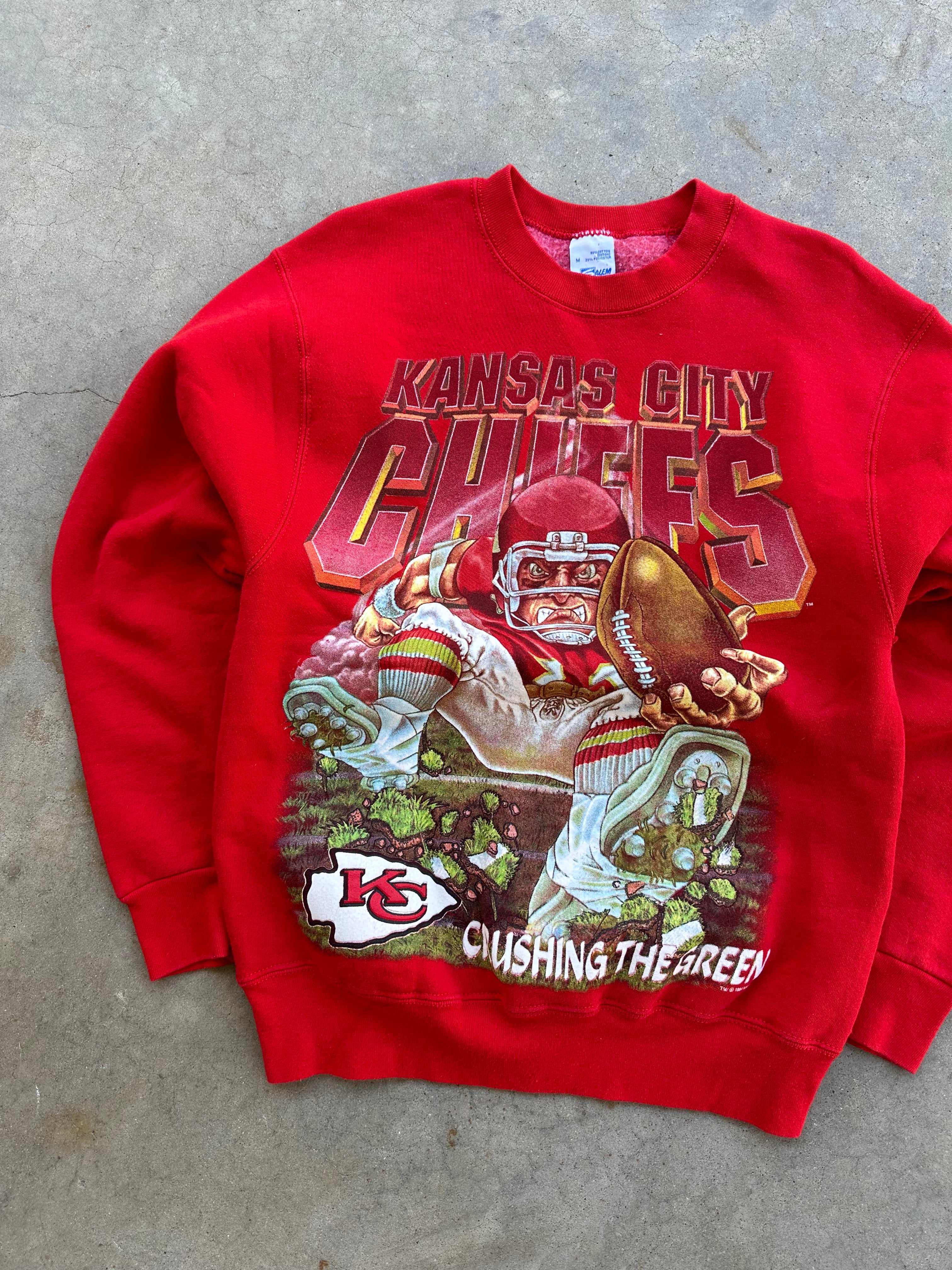 1990s Kansas City Chiefs Salem Sportswear Crewneck (M)