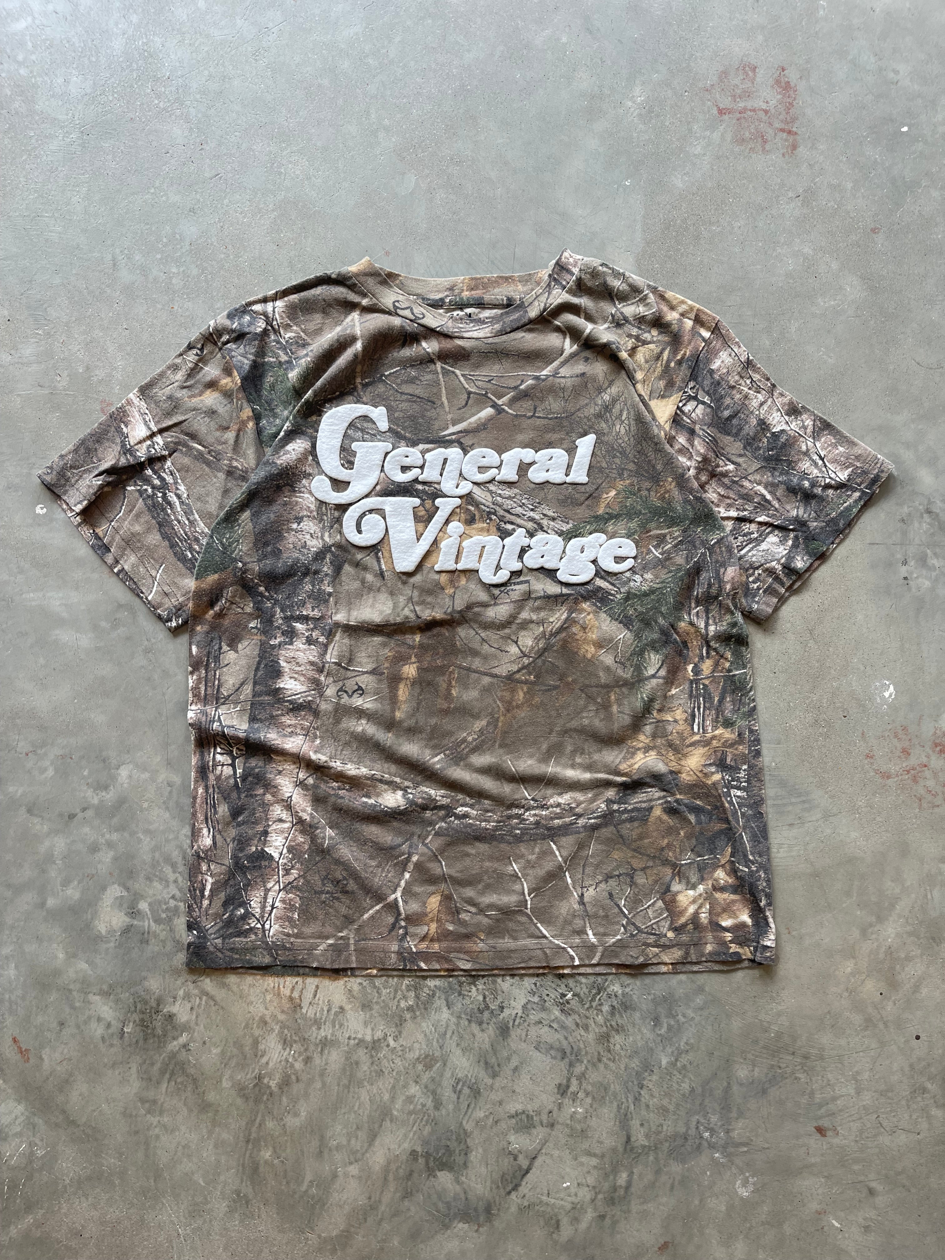General Vintage Camo Puff Print Shirt (M)