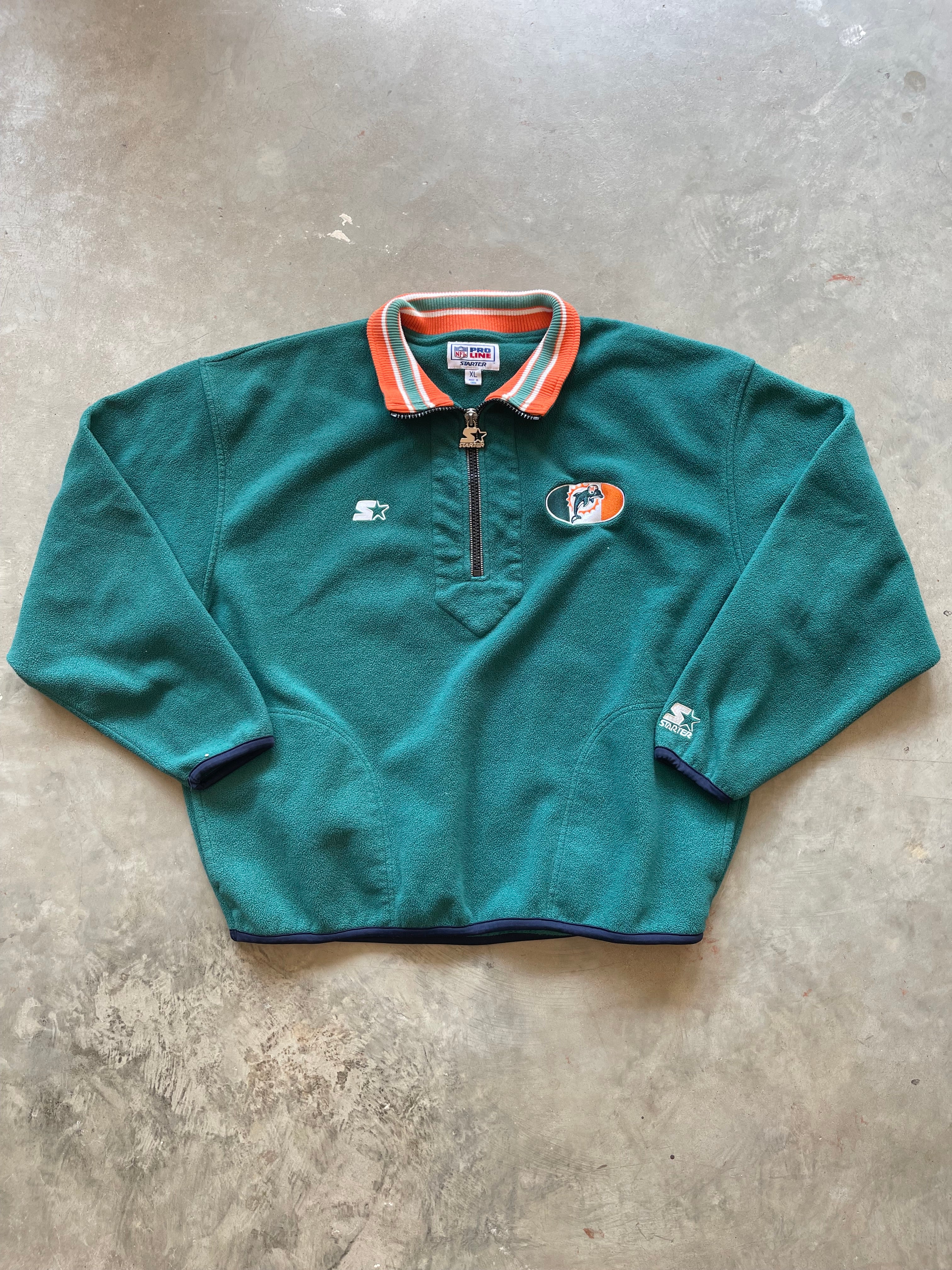1990’s Miami Dolphins Fleece Quarter-Zip (XL)