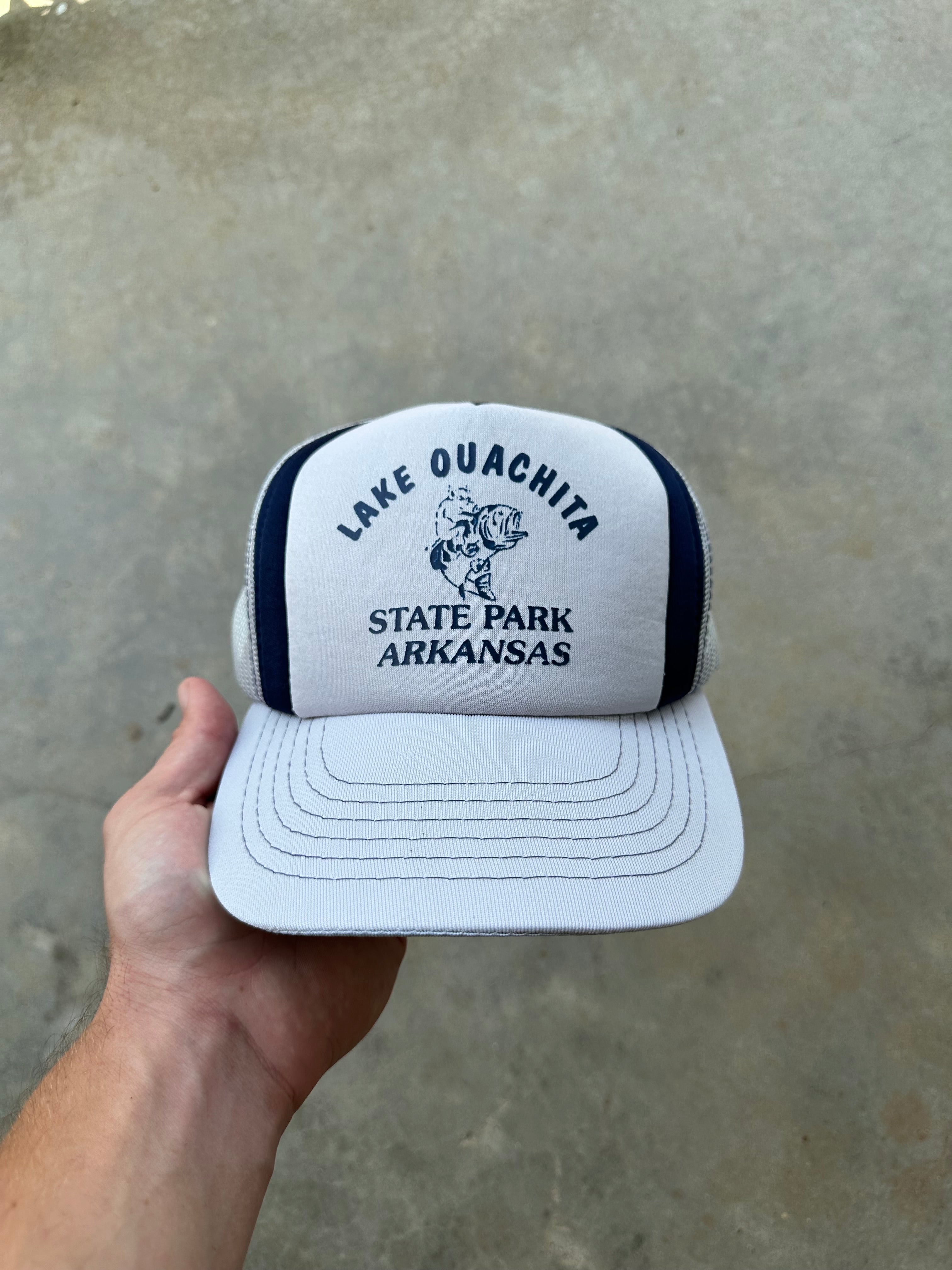 1980s Lake Ouachita State Park Trucker Hat