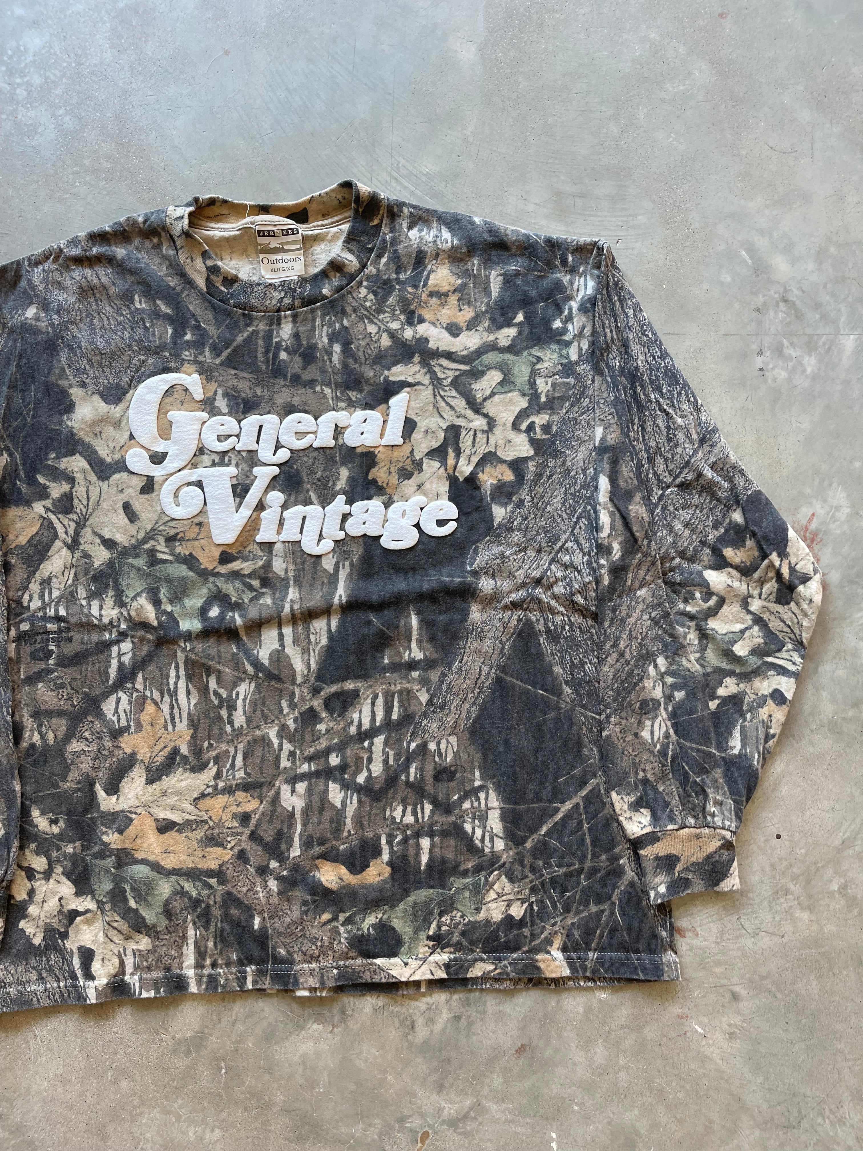 General Vintage Camo Puff Print Shirt (XL)