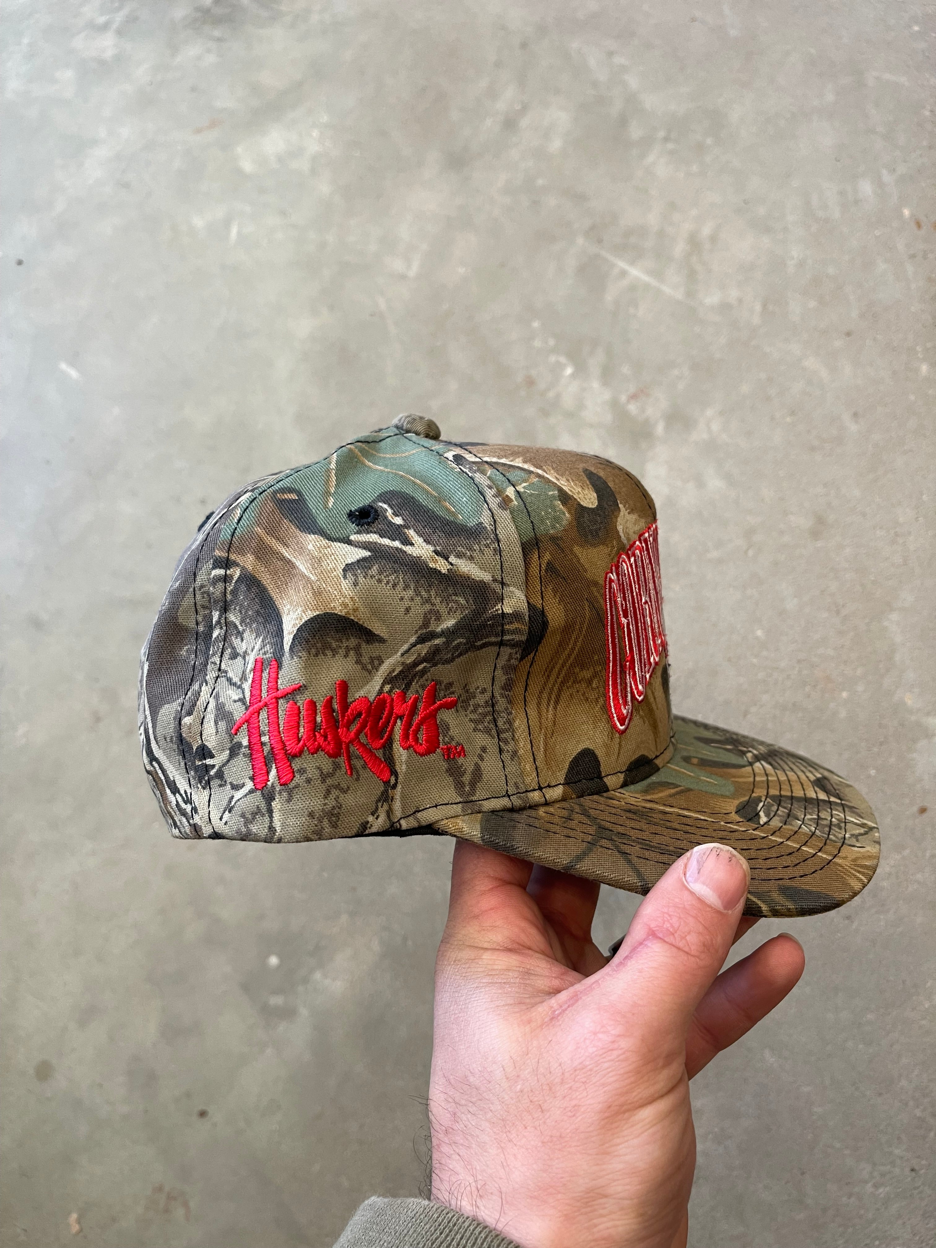 1990’s Camo Nebraska Cornhusker Hat